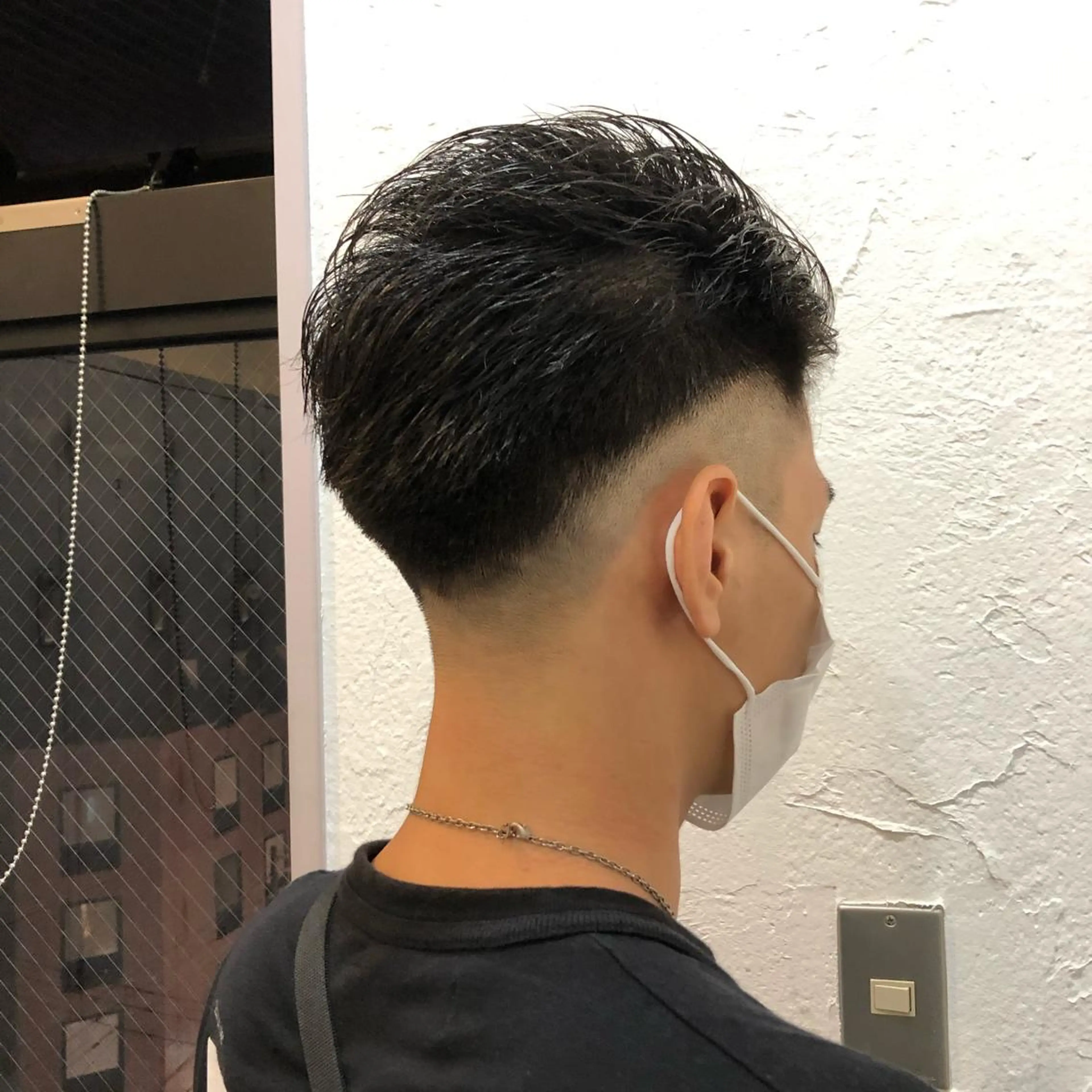 ショート メンズ フェードカット スキンフェード カット Bei Licoldo.Atole  ベイリコルド アトリ所属・ブリーチ、縮毛 髪質改善　宮城一真のヘアスタイル