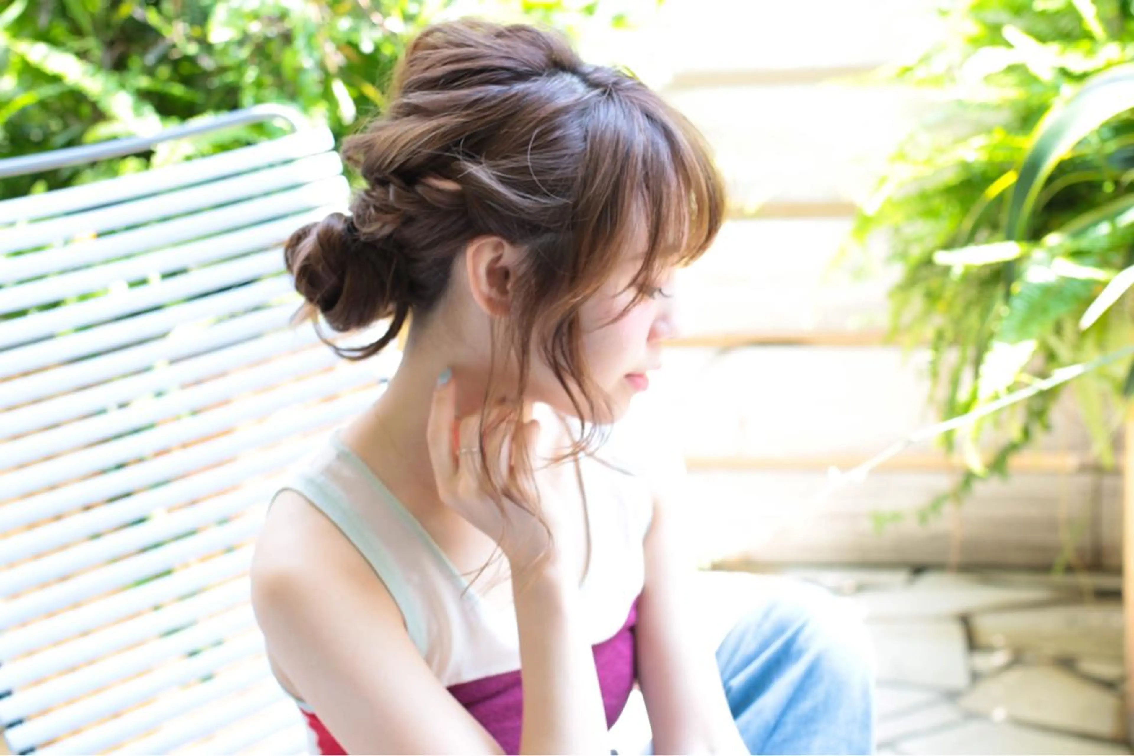 ヘアアレンジ 小顔カット/レイヤー 【WiLL】加藤のヘアスタイル