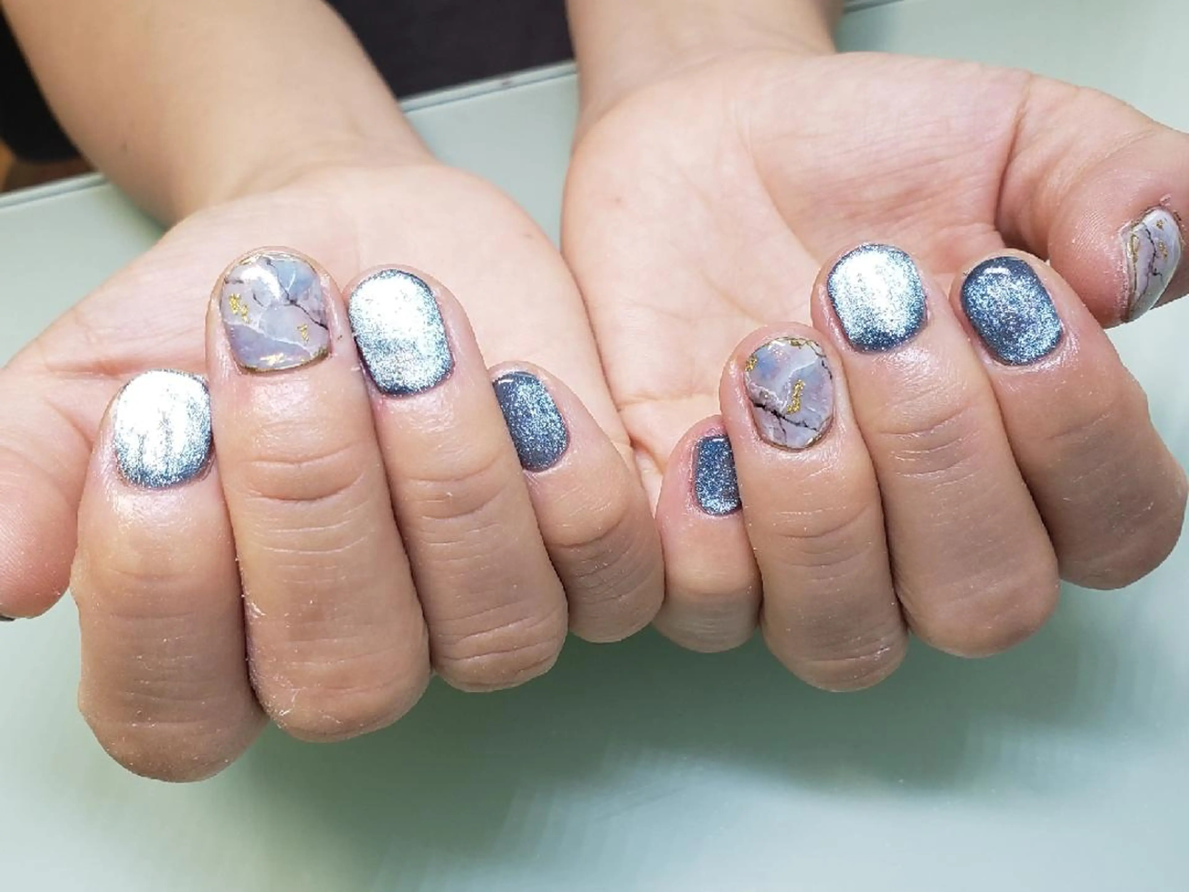 ネイル アートネイル シンプルネイル Lapis  Nailのネイルデザイン