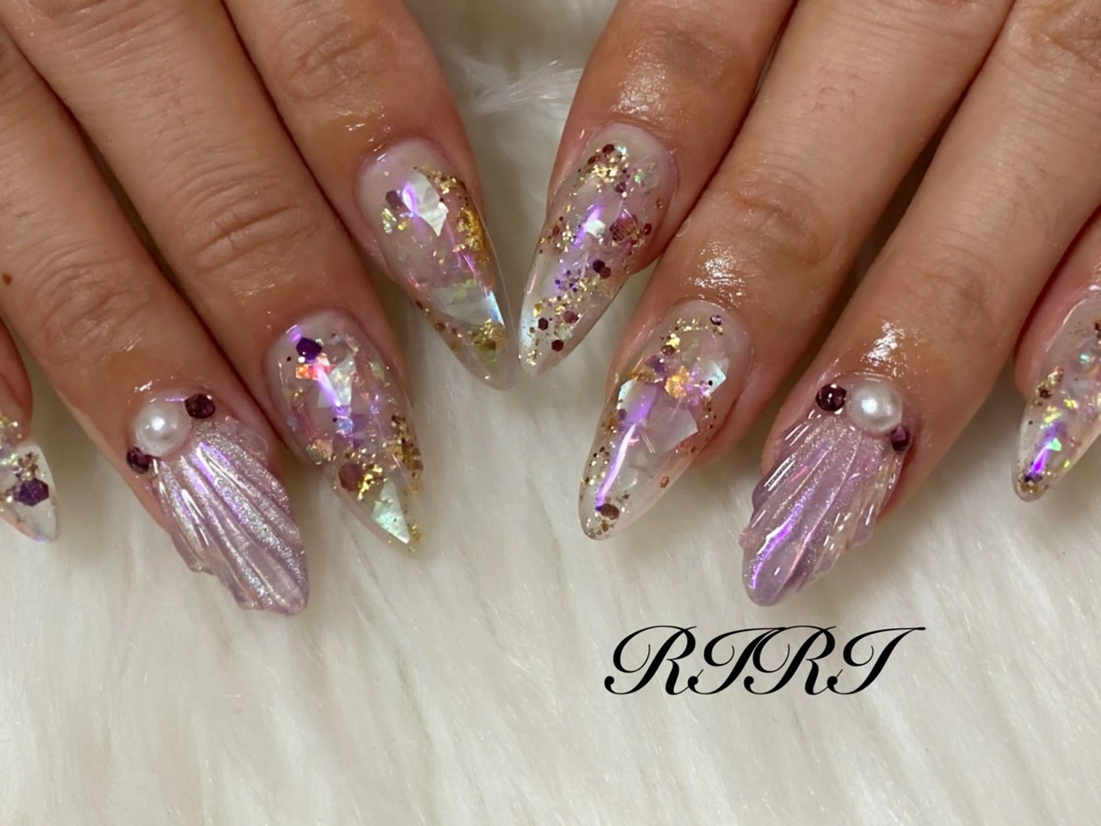 ネイル ハンドネイル riri オーナーのネイルデザイン