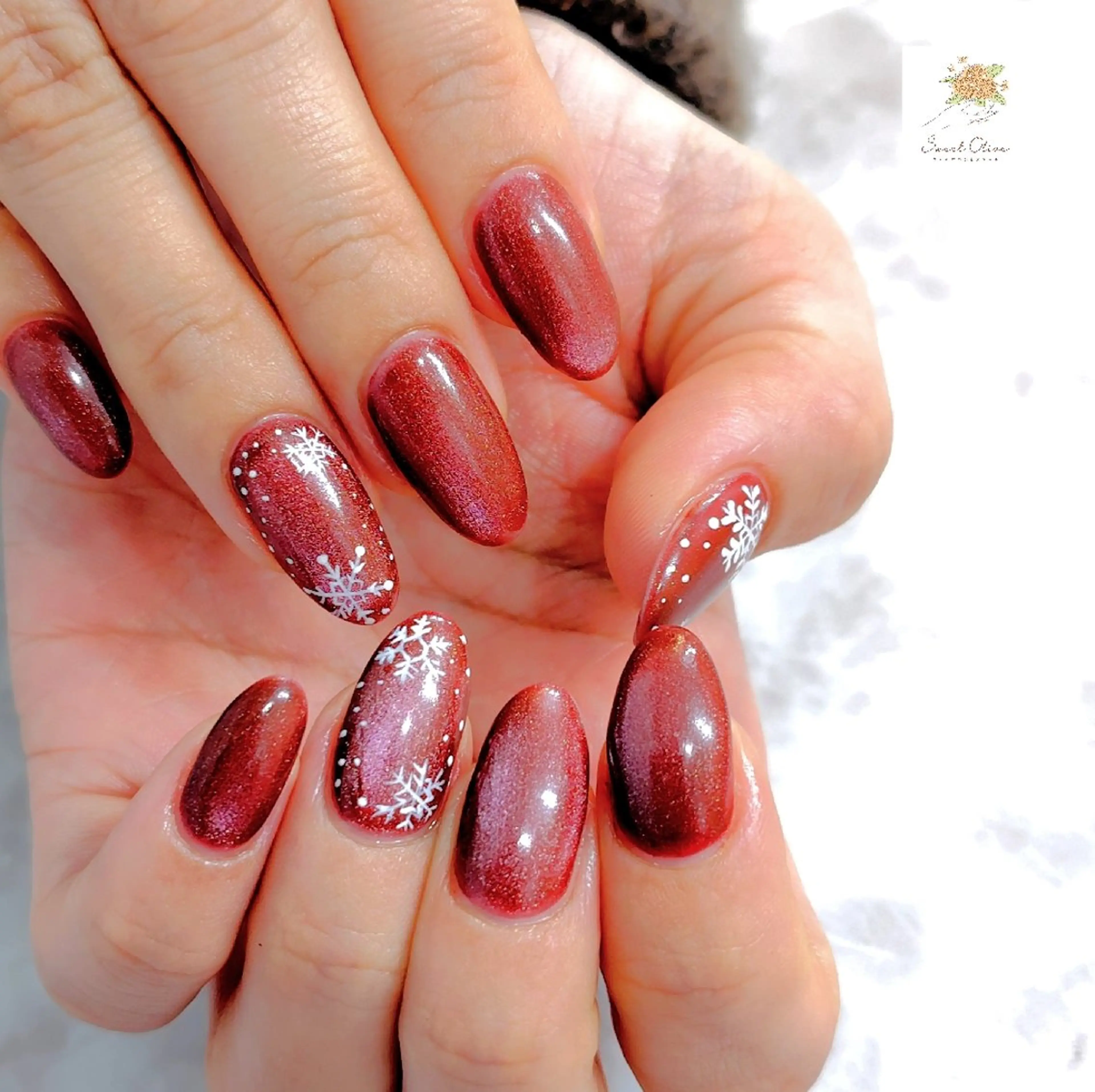 ネイル 持ち込み ハンドネイル SweetOlive オーナー（春日部市）のネイルデザイン