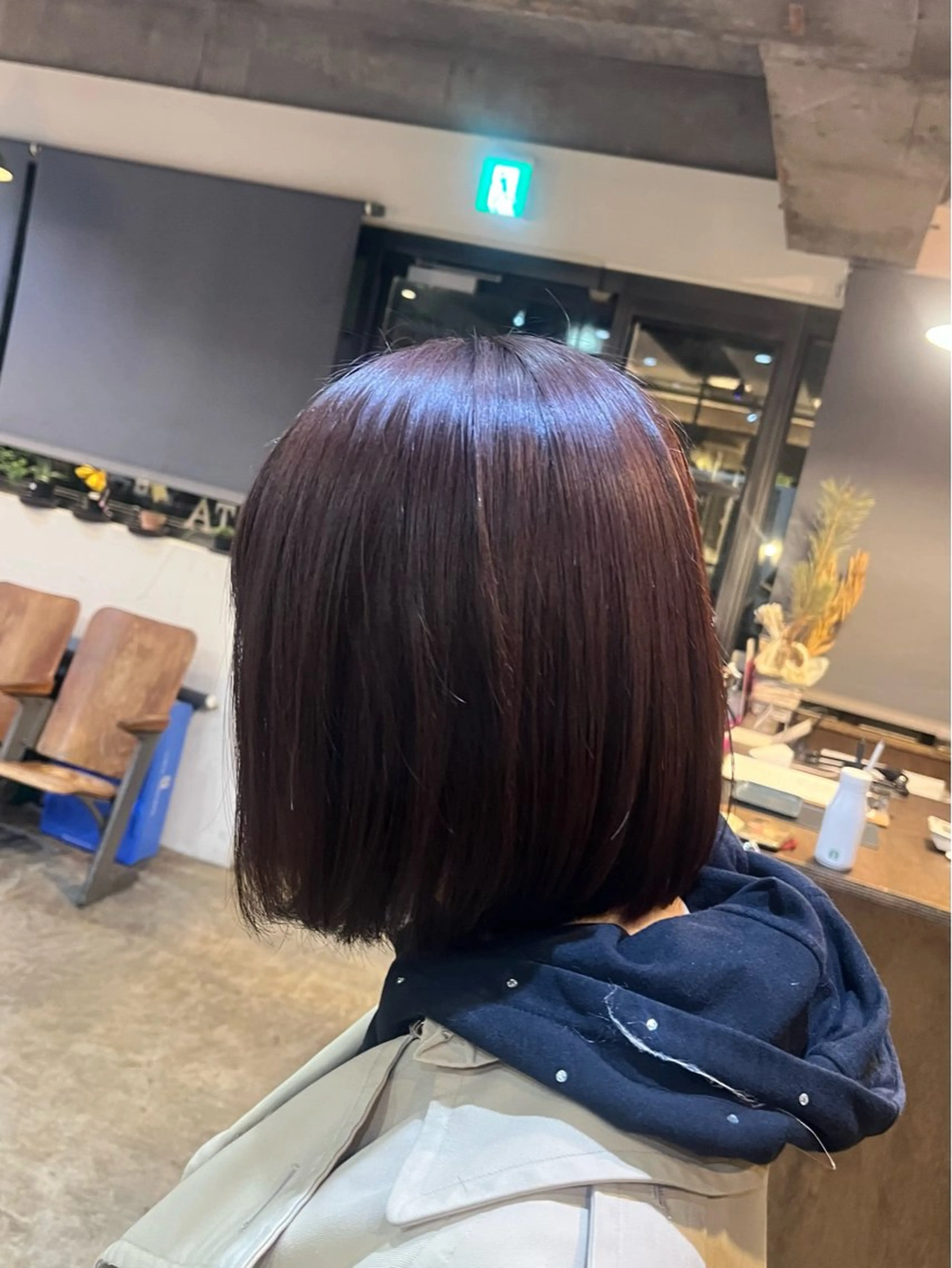 ショート カラー ヘアカラー 松原 樹里のヘアスタイル