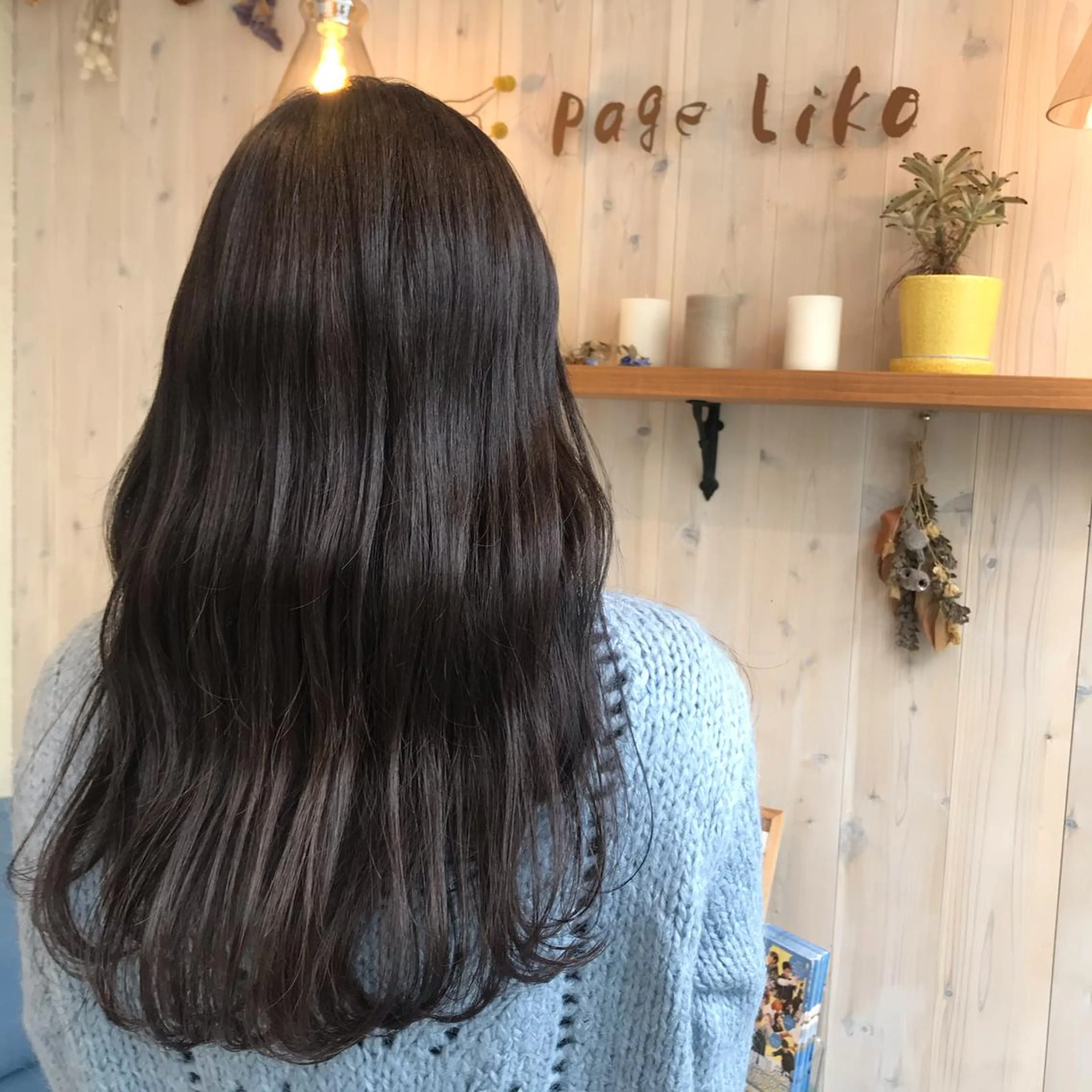 ロング カラー バイオレットカラー 透明感カラー/ 寺田千雅子のヘアスタイル