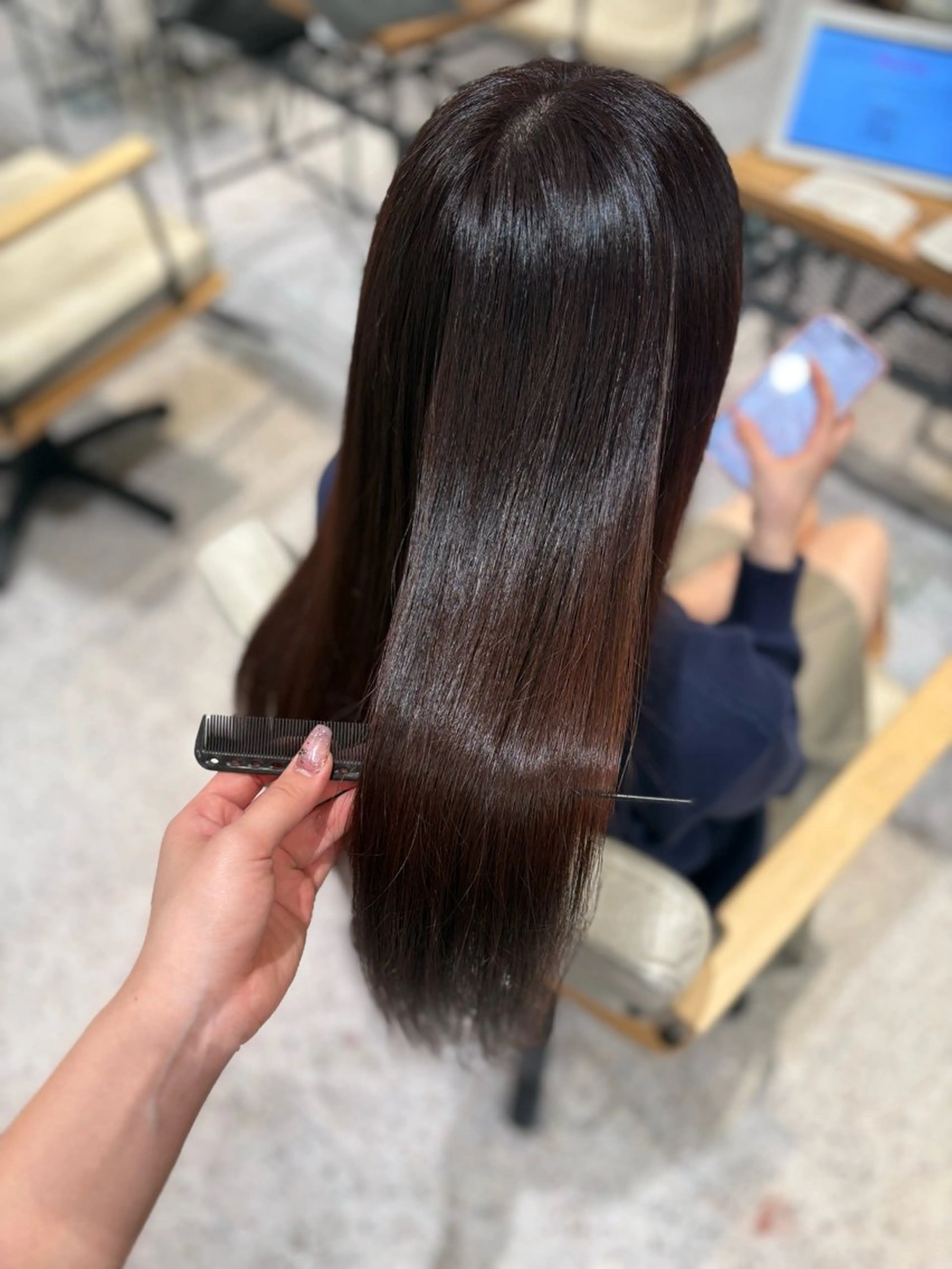 ロング カラー ブラウンカラー ヘアカラー ブリーチ/マツエク 𝓡𝓲𝓷🫧のマツエク・マツパデザイン