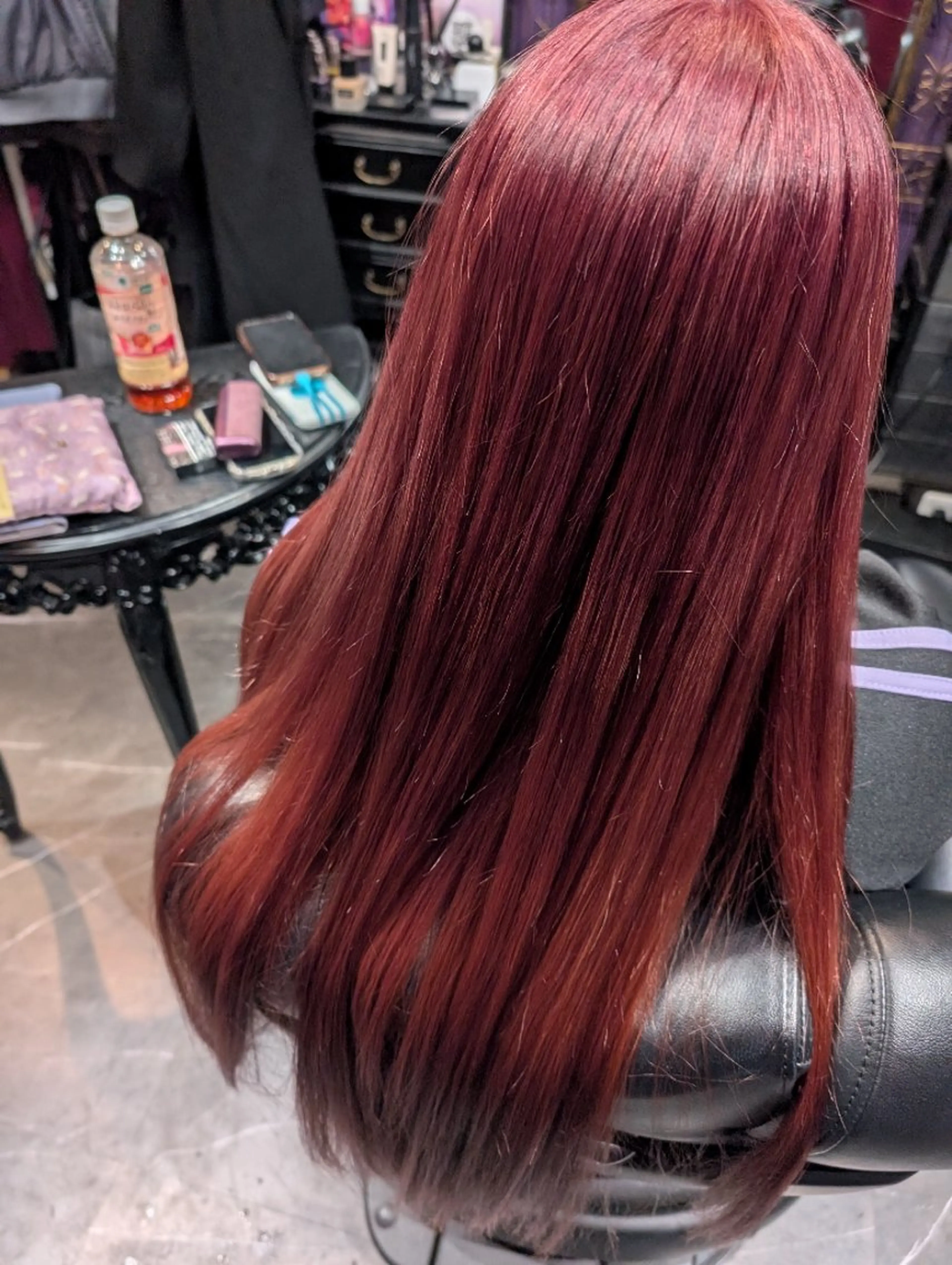 ロング ヘアカラー トリートメント 渡辺 康行のヘアスタイル