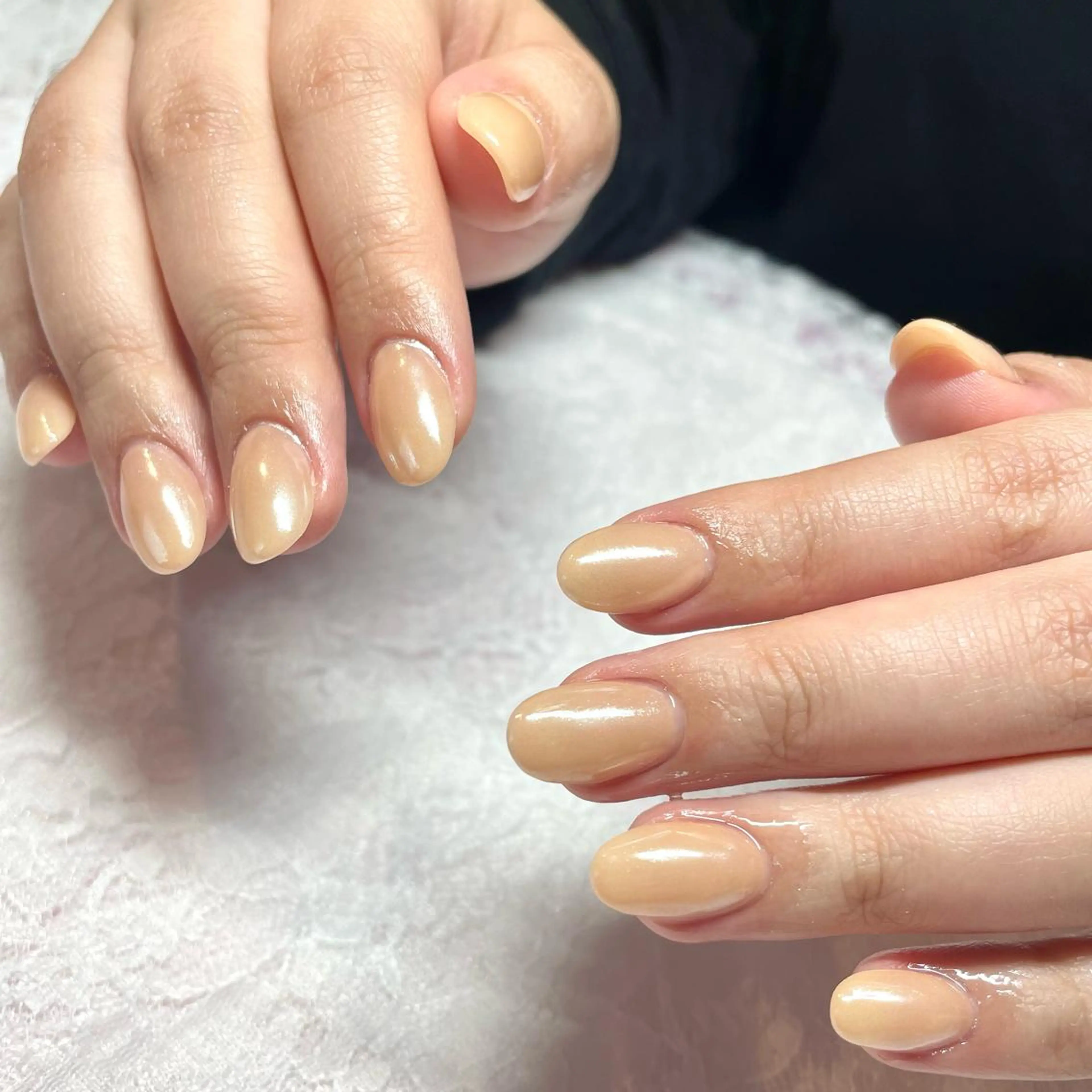 ネイル オーロラネイル ハンドネイル Nail ヌシん家 AKANEのネイルデザイン