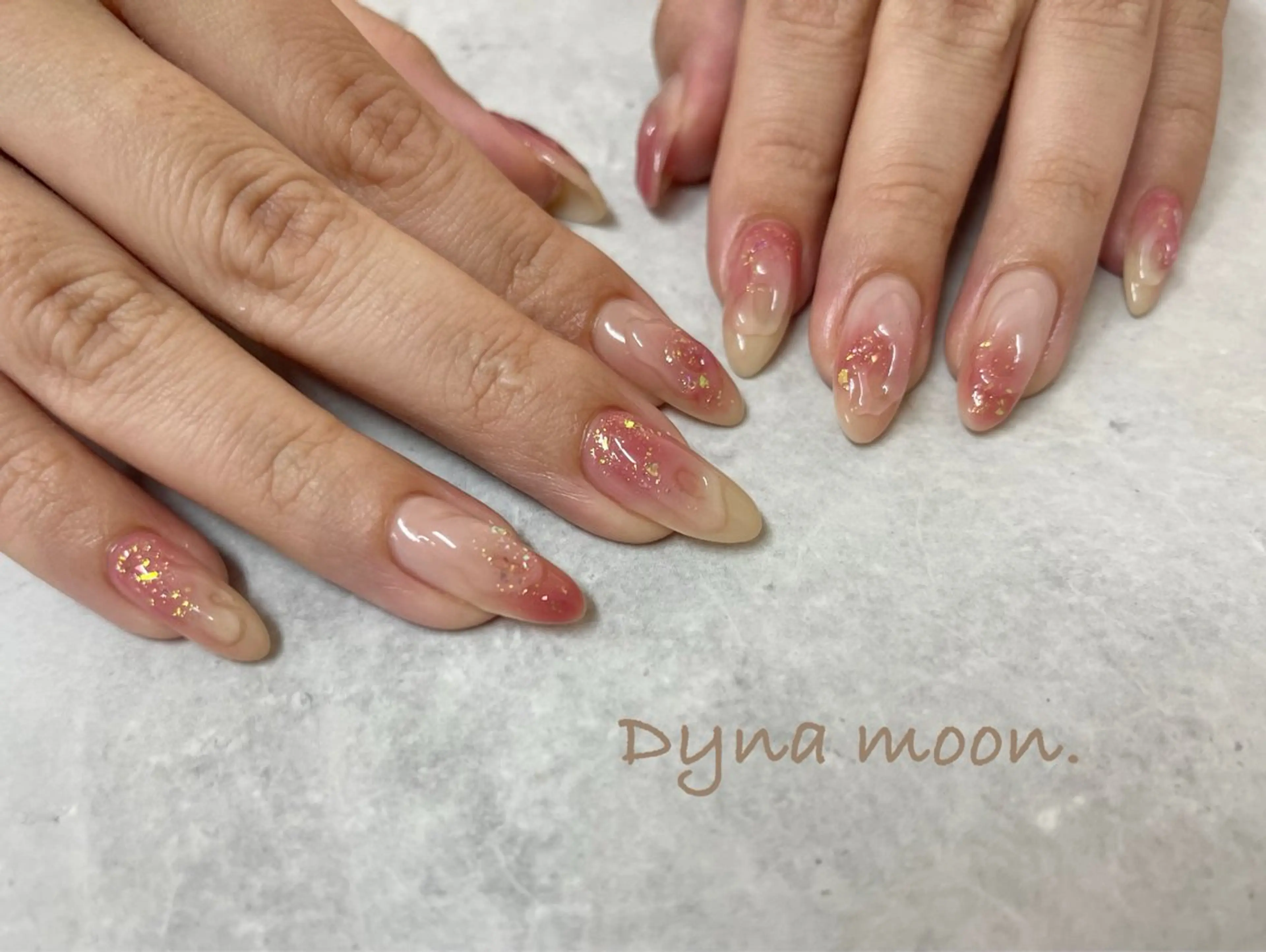 ロング ハンドネイル Dynamoon所属・吉田 芹菜のネイルデザイン