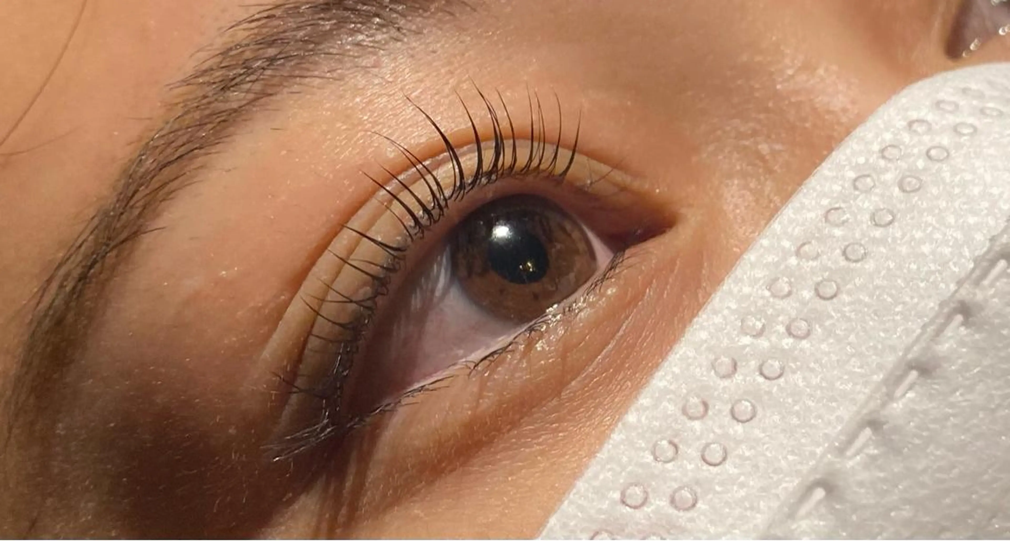 【期間限定クーポン】☁️まつ毛パーマ+眉毛WAX☁️(土日祝➕¥550)の写真