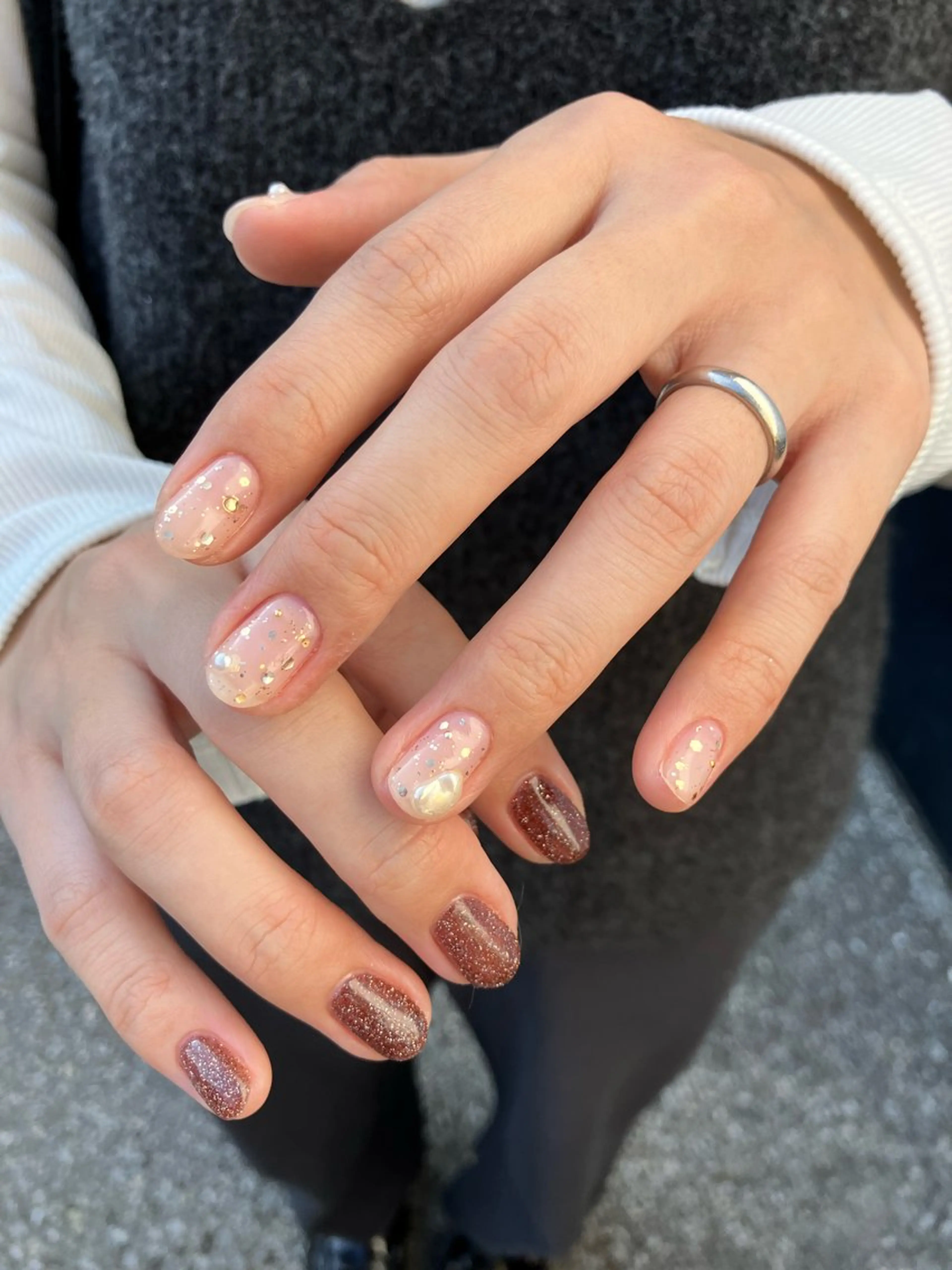 ネイル フラッシュネイル 丹(TAN.) akariのネイルデザイン