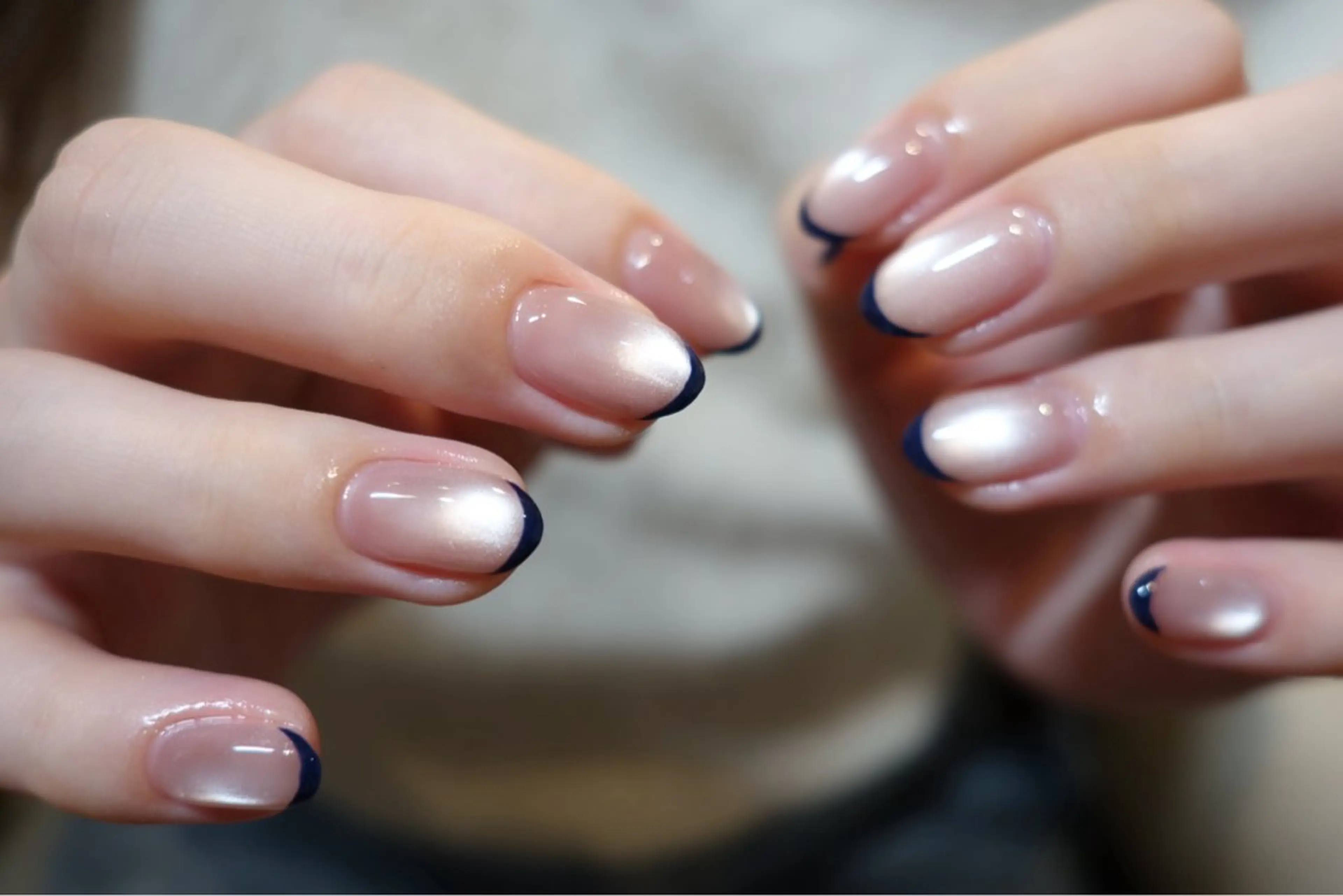 ネイル フレンチネイル ハンドネイル tsumeasobi所属・tsumeasobi 🪬macoのネイルデザイン