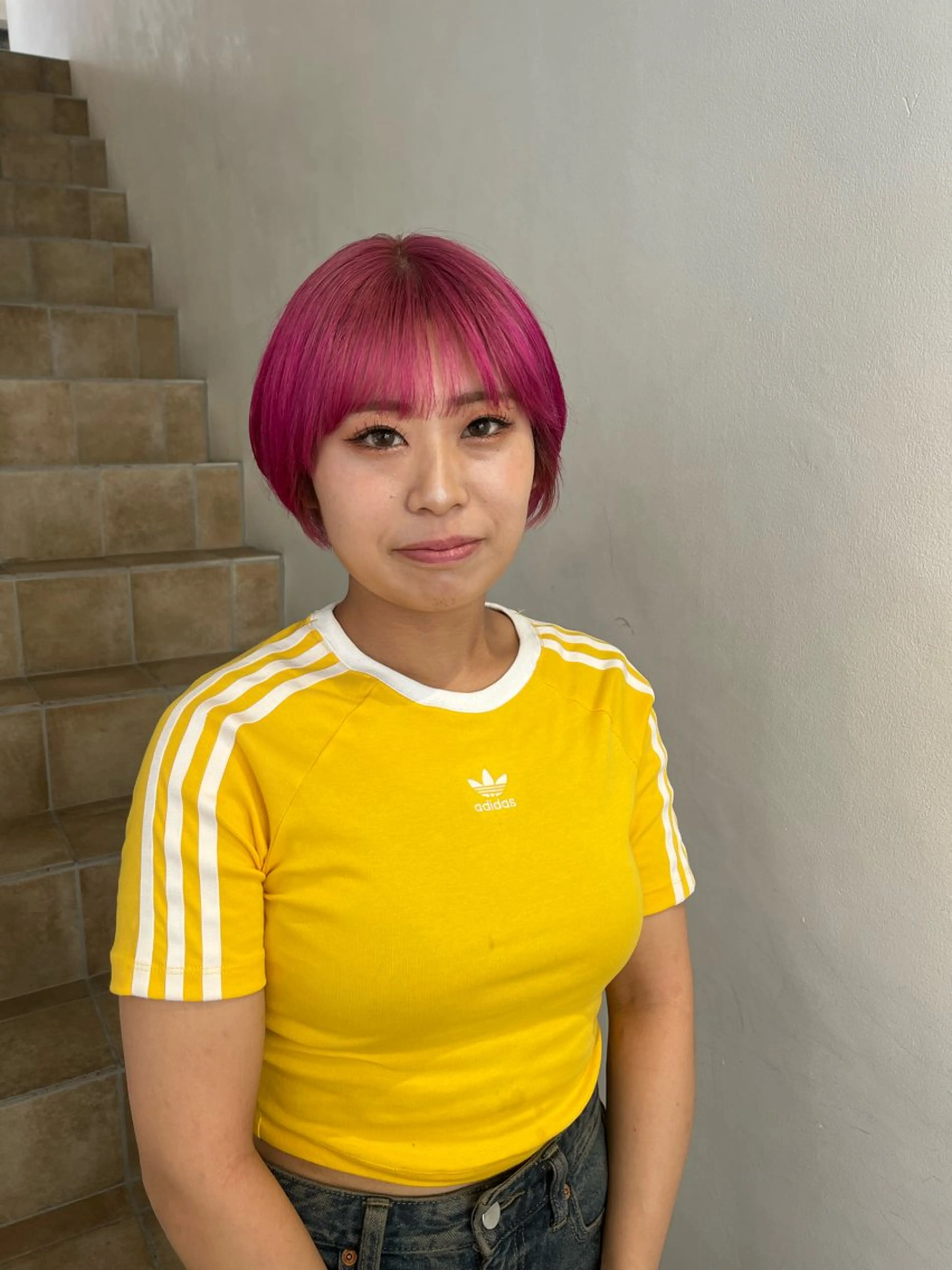 ショート buzz所属・岡田 陸のヘアスタイル