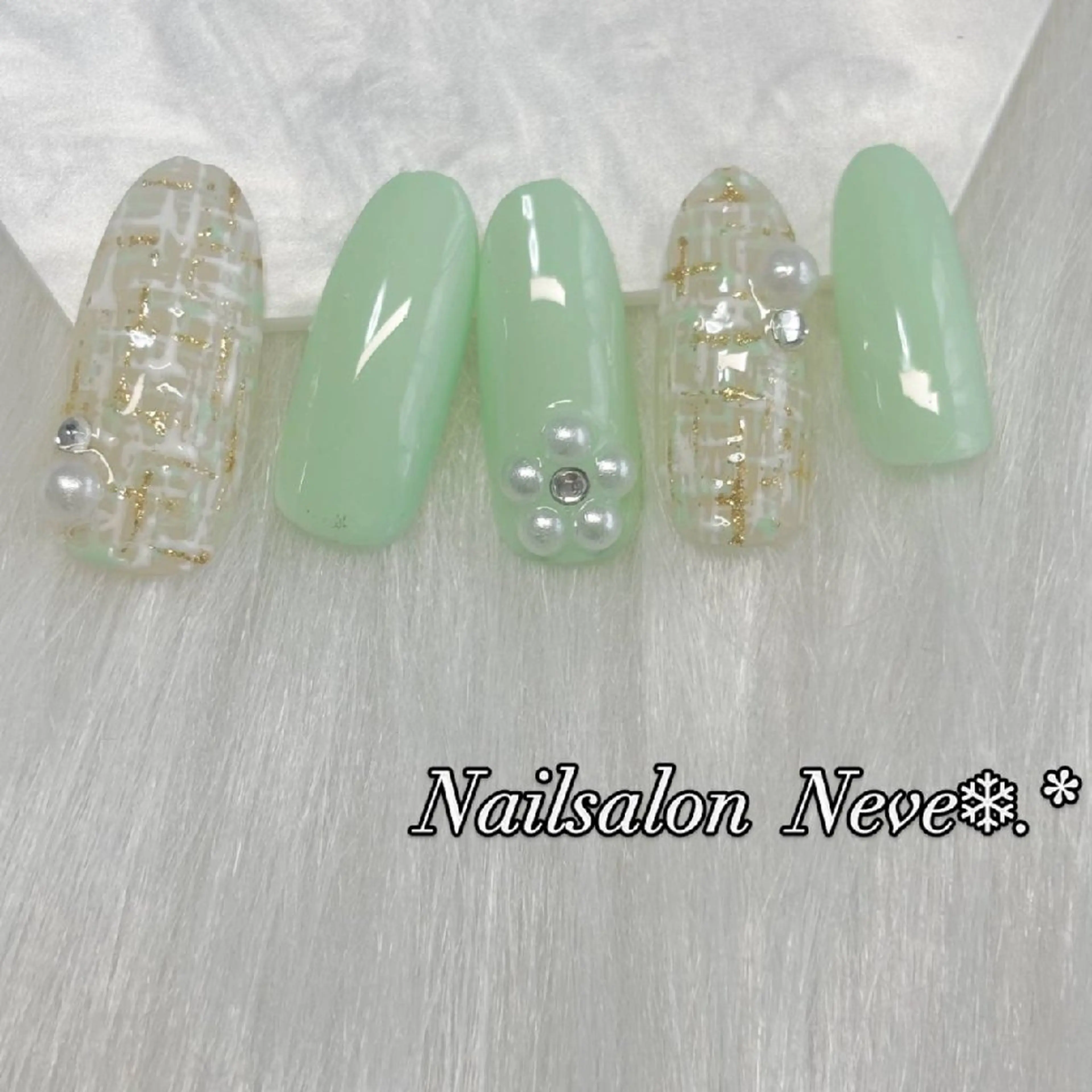 ネイル ハンドネイル Nailsalon Neve❄︎.*のネイルデザイン