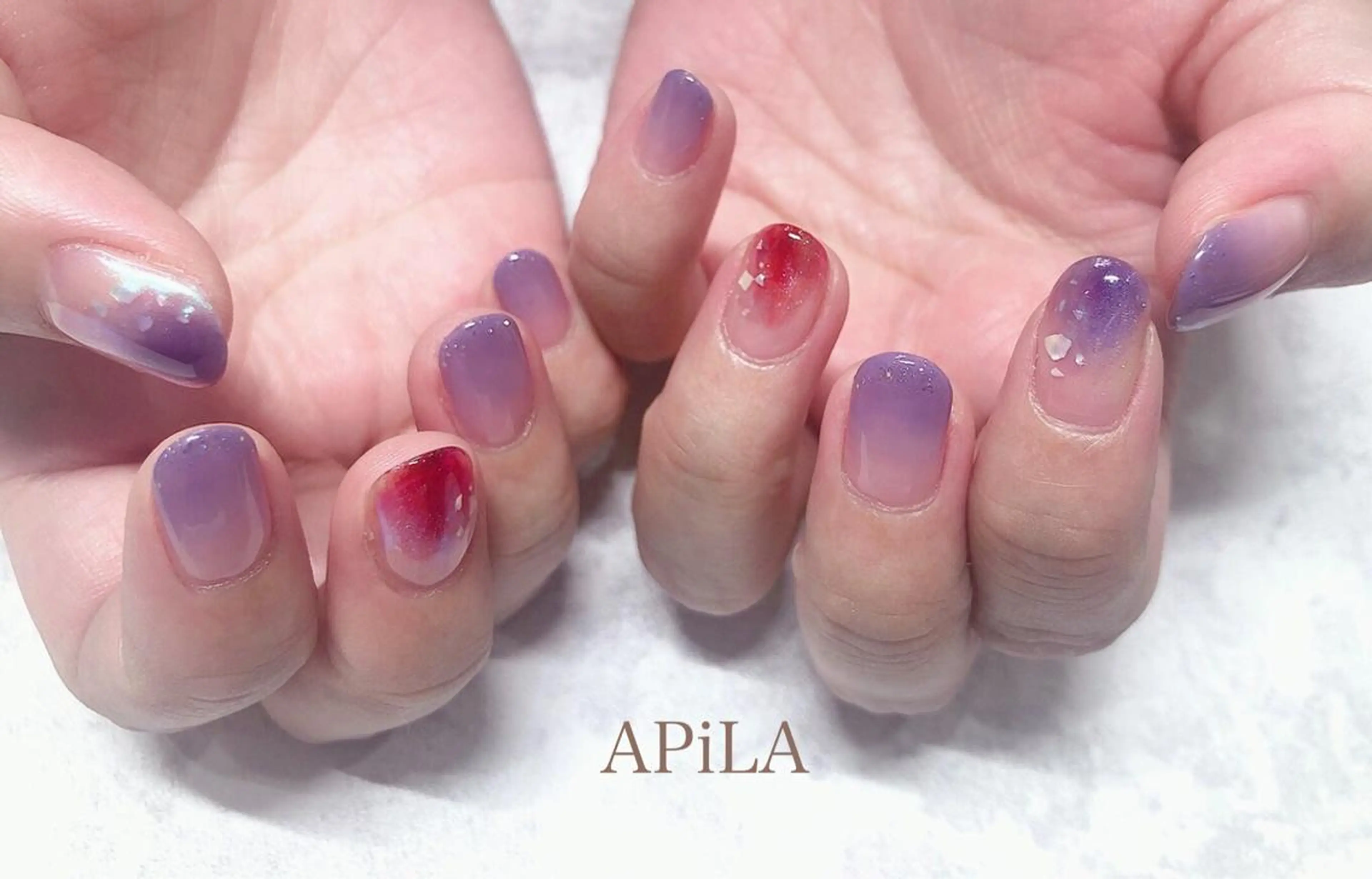 ネイル APiLA 甲斐田のネイルデザイン