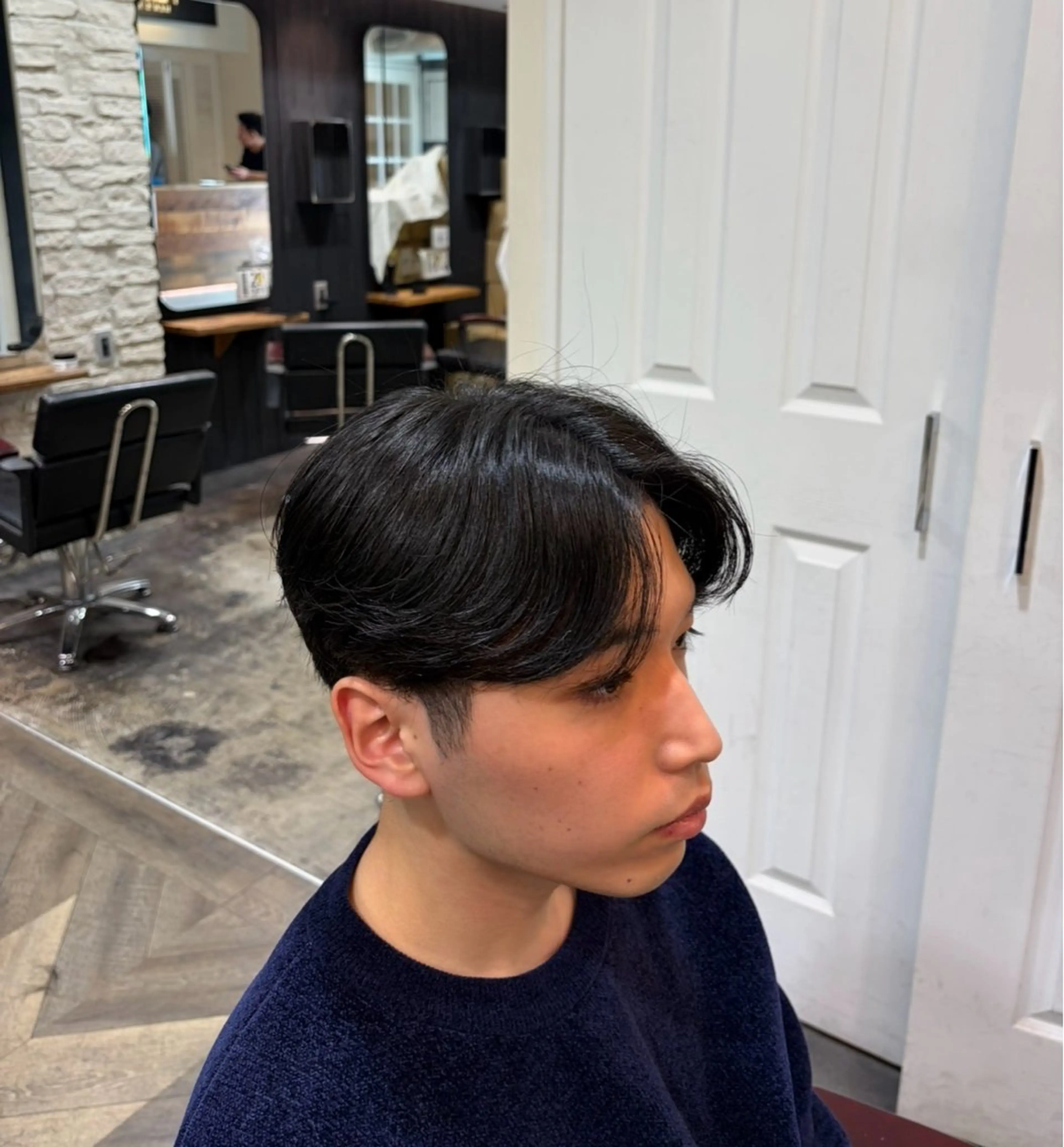 メンズ 縮毛矯正 縮毛矯正モデル/上村 コウスケのヘアスタイル