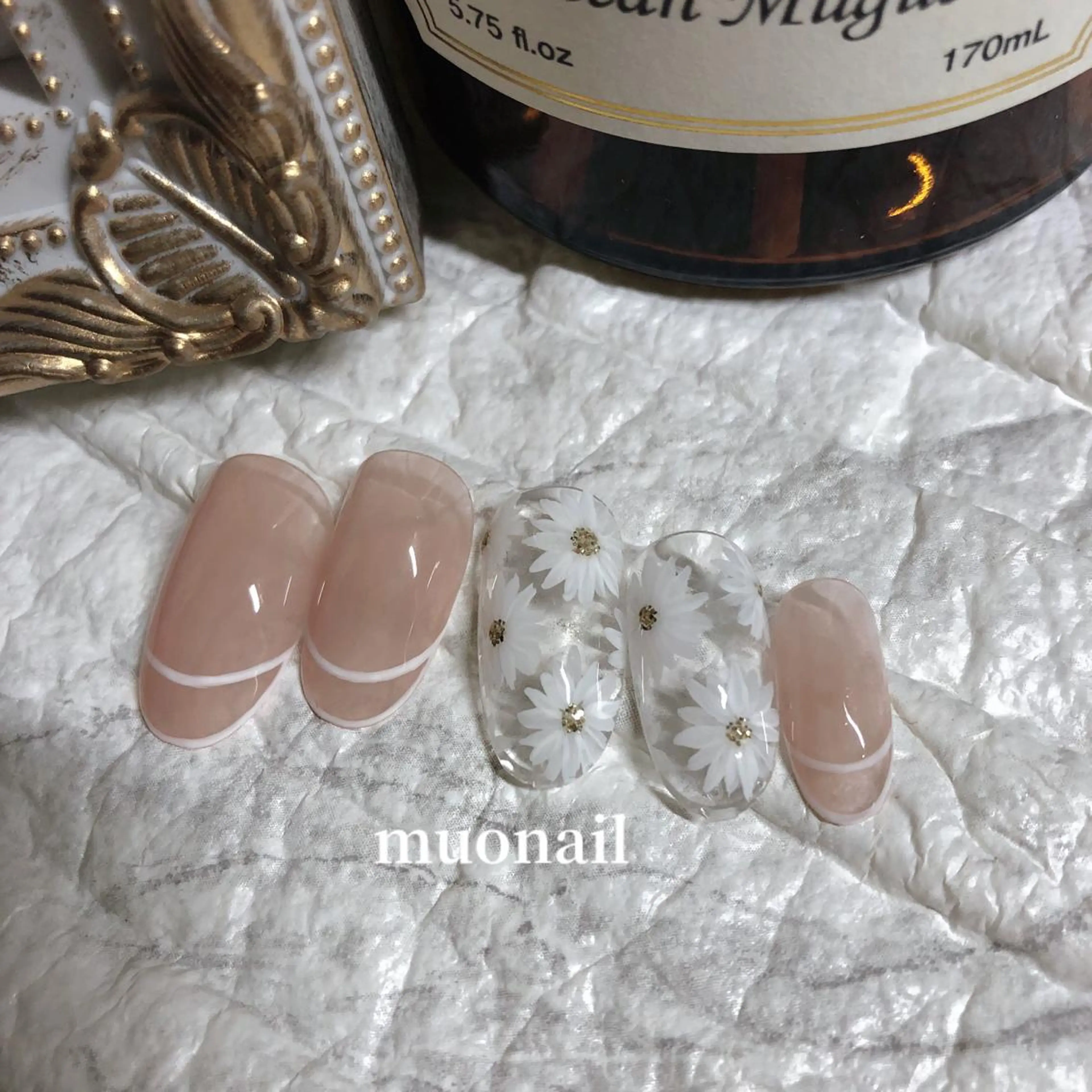 ネイル フラワーネイル Sand by muoのネイルデザイン