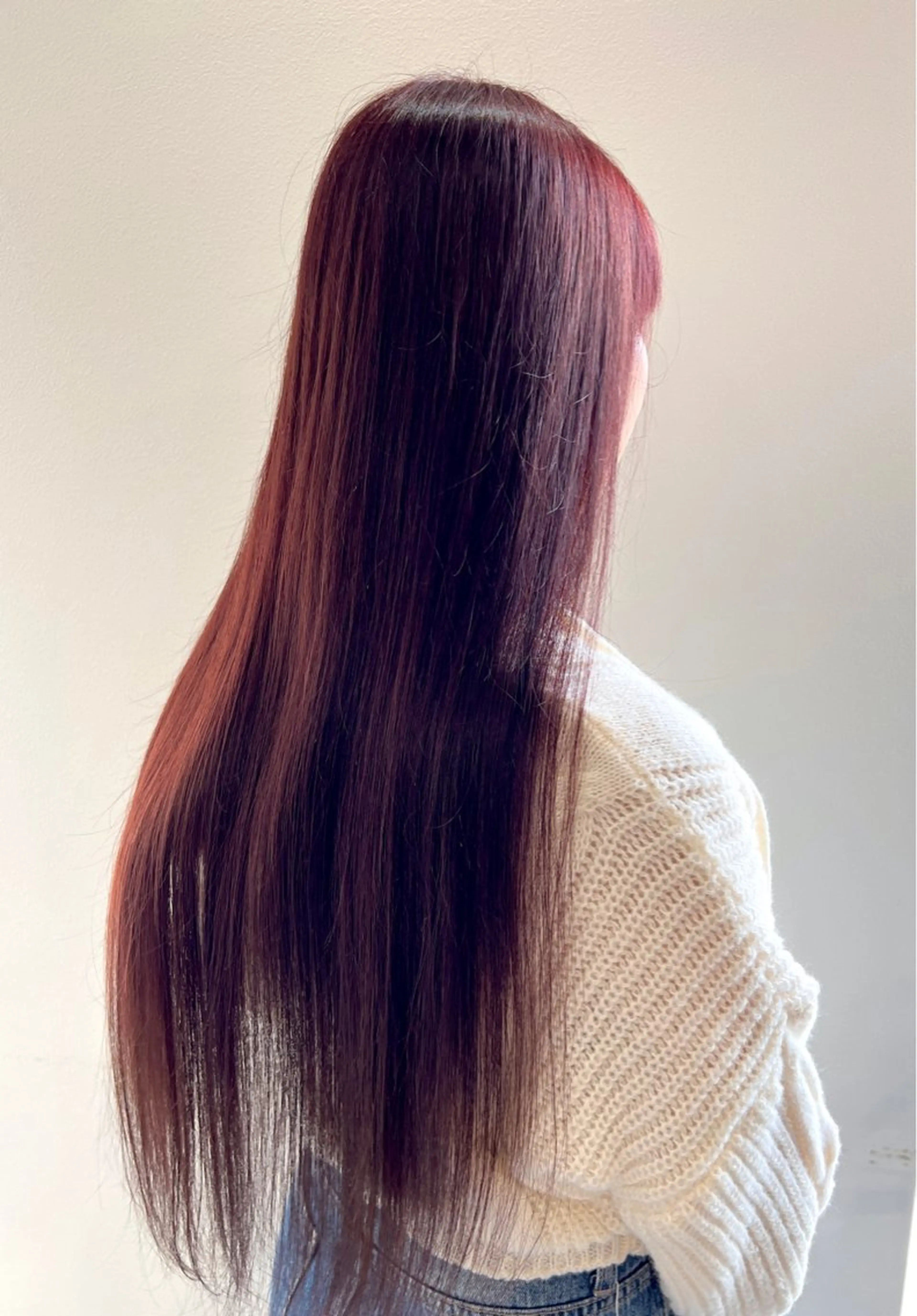 ロング カラー 韓国風レイヤー ∕ 大隣 里桜のヘアスタイル