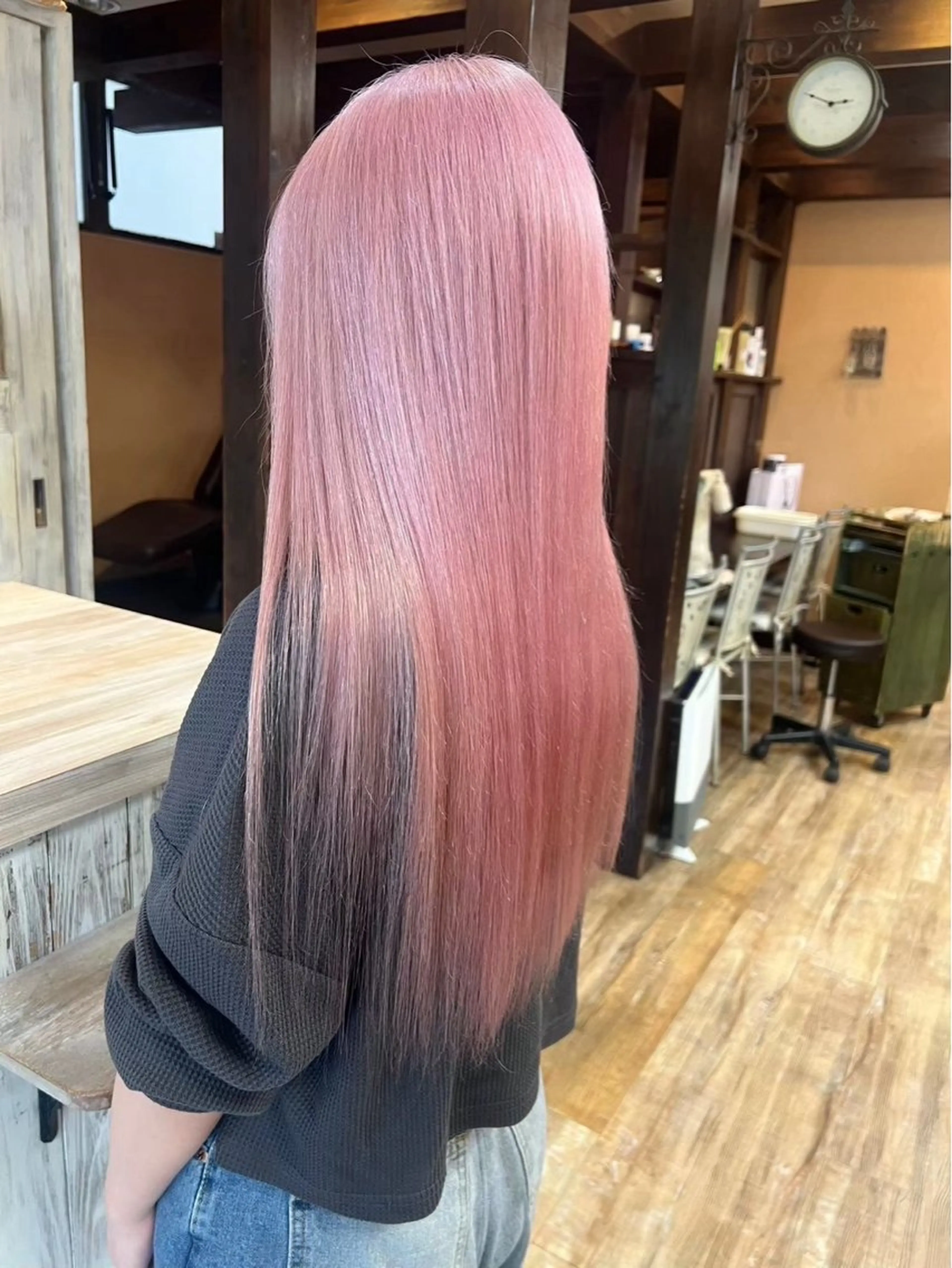 ロング カラー ヘアカラー トリートメント ブリーチカラー🎀 Himariのヘアスタイル