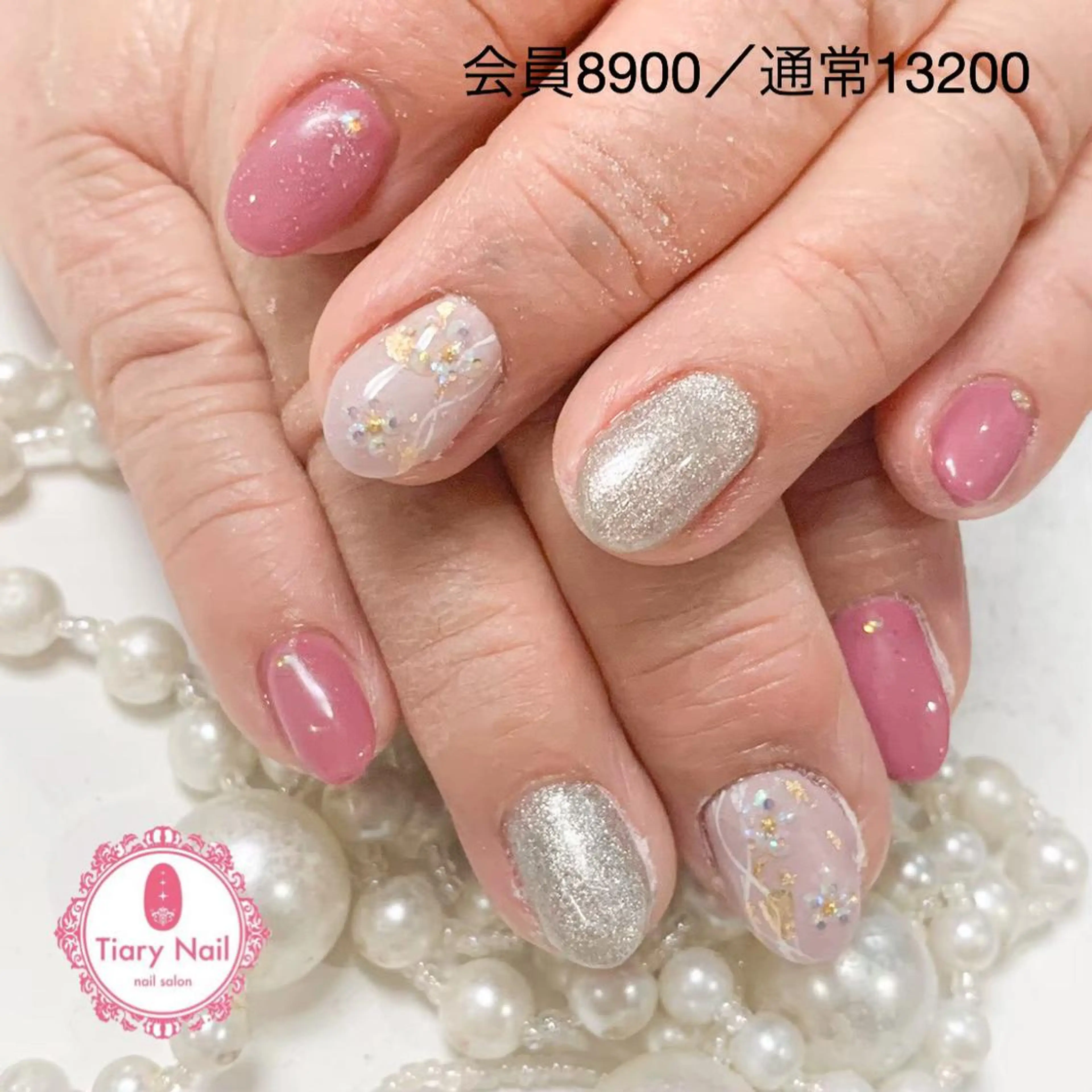 ネイル 💗🪽Tiary Nail🪽💗のネイルデザイン