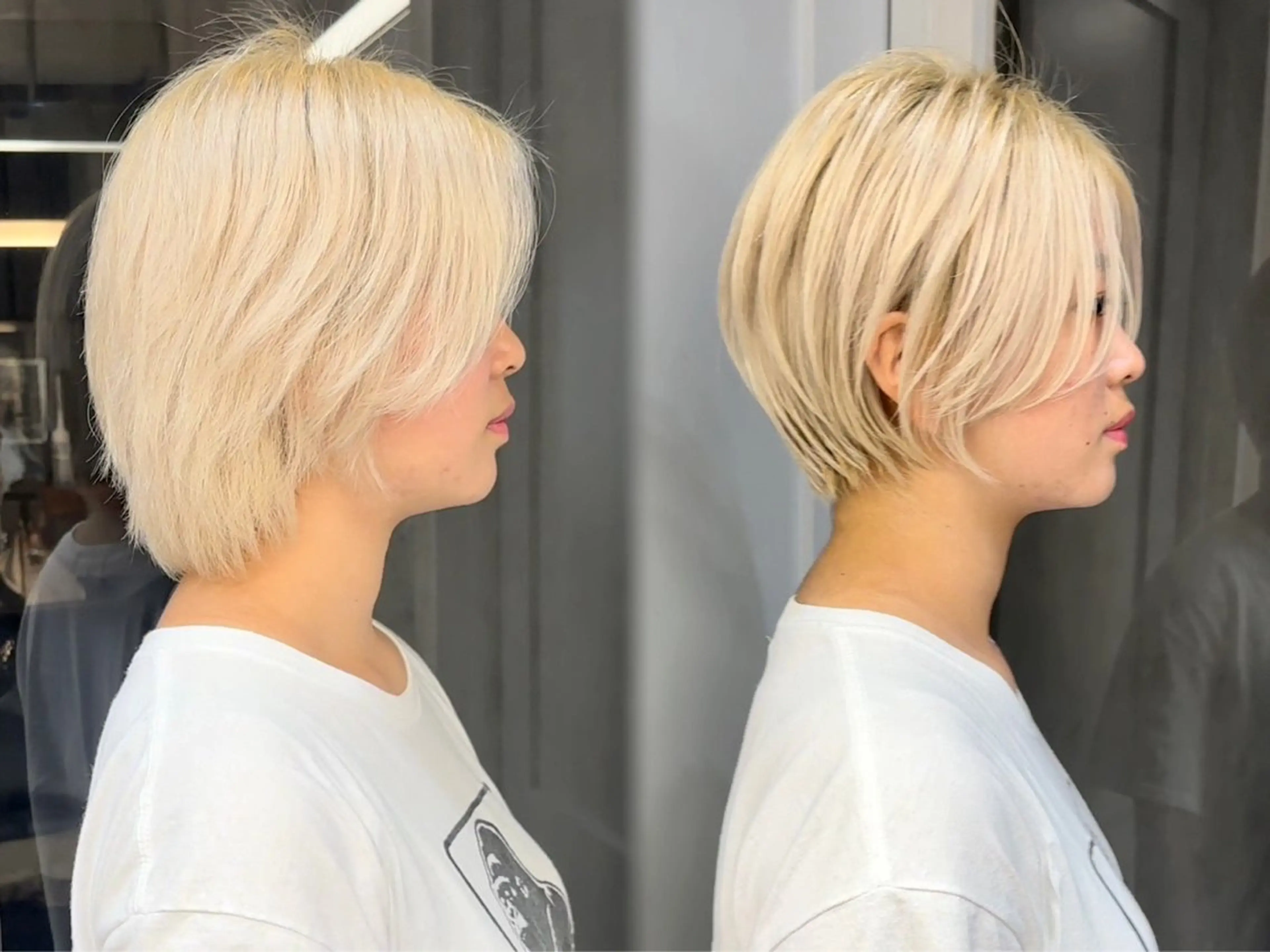 ショート カラー ヘアカラー トリートメント 池袋/似合わせ/縮毛 髪質改善【ugen】のヘアスタイル