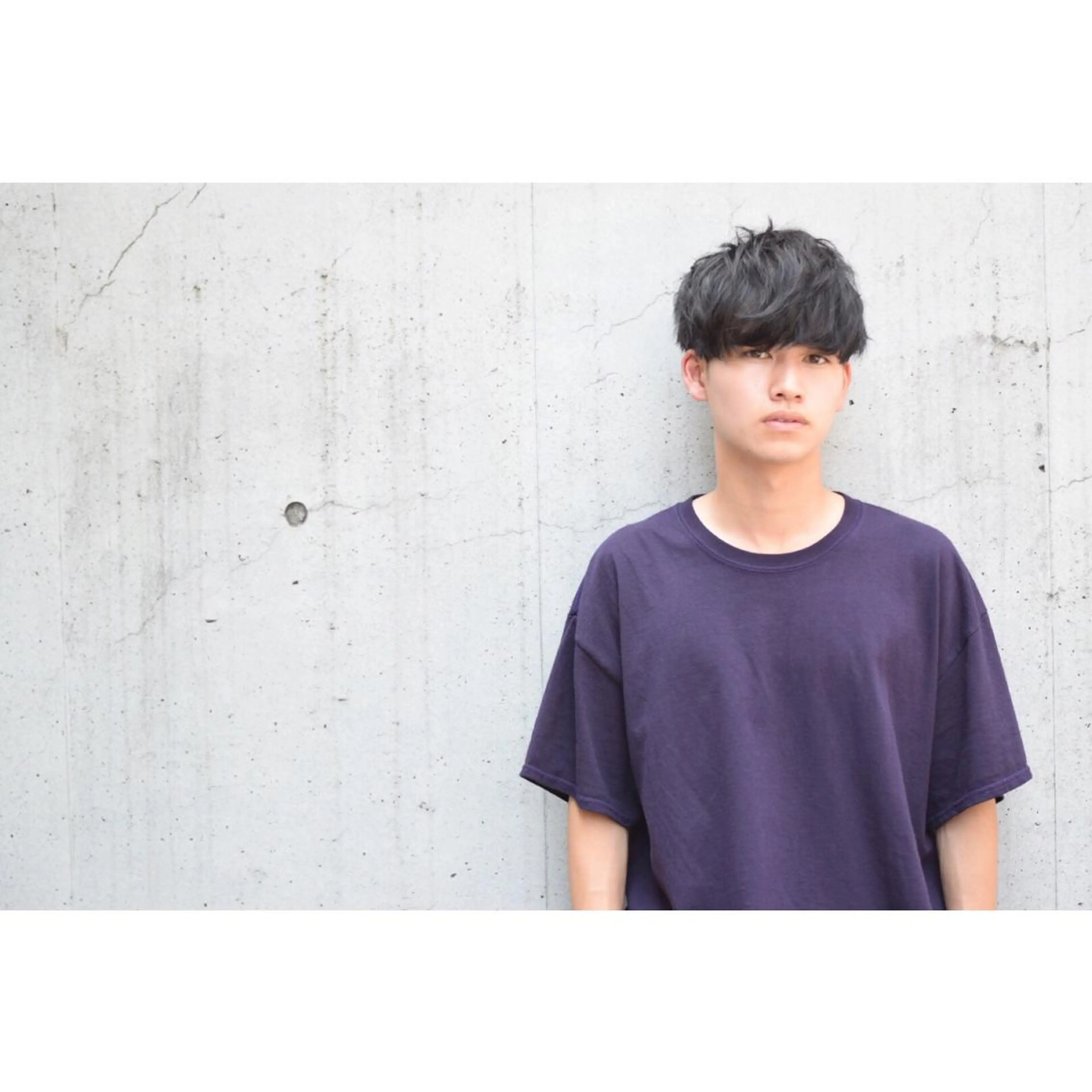 メンズ マッシュ メンズパーマ 刈り上げ カット 寺山 佳貴のヘアスタイル