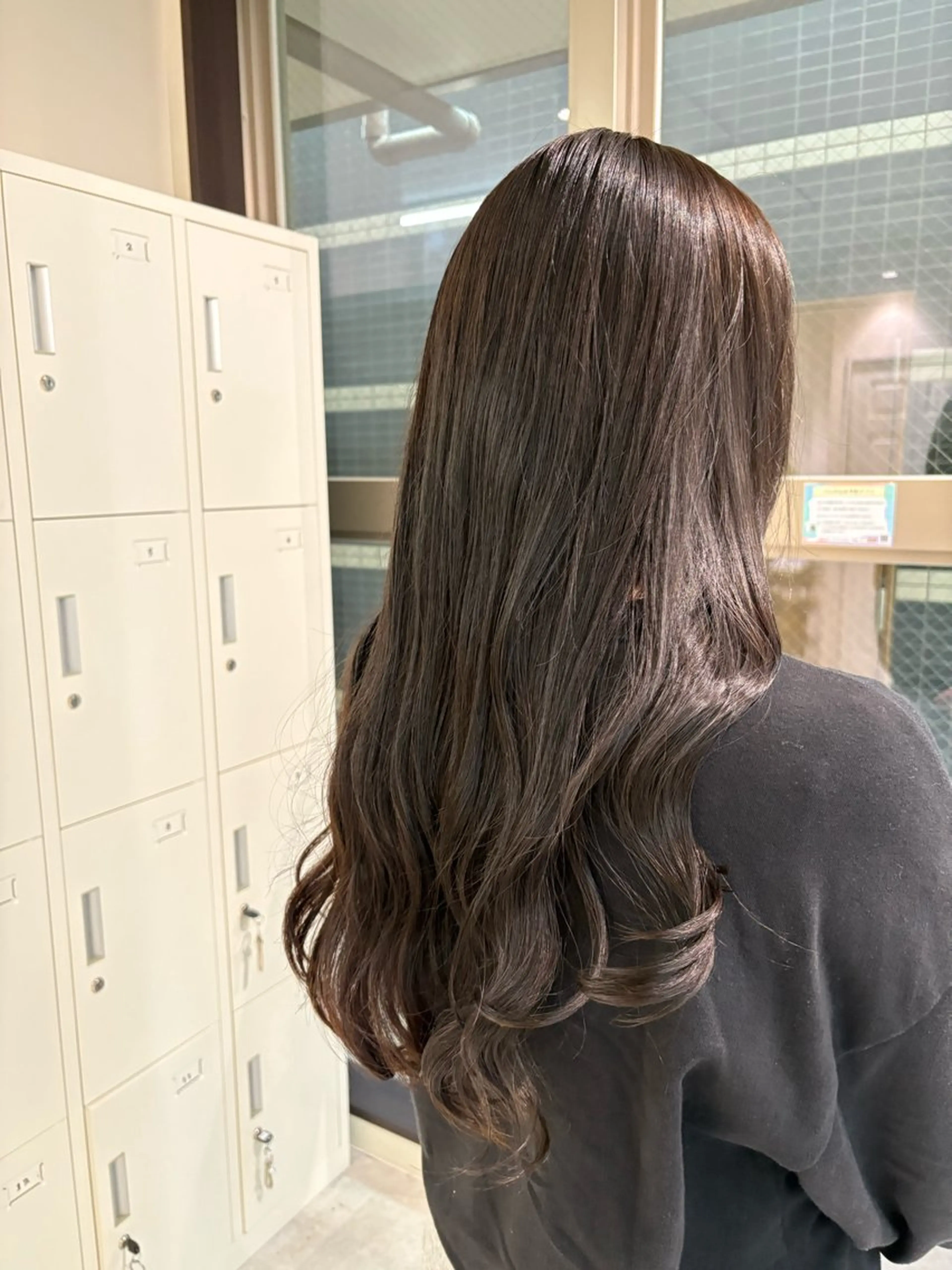 カラー 透明感カラー オレンジ ⠀ さおりのヘアスタイル