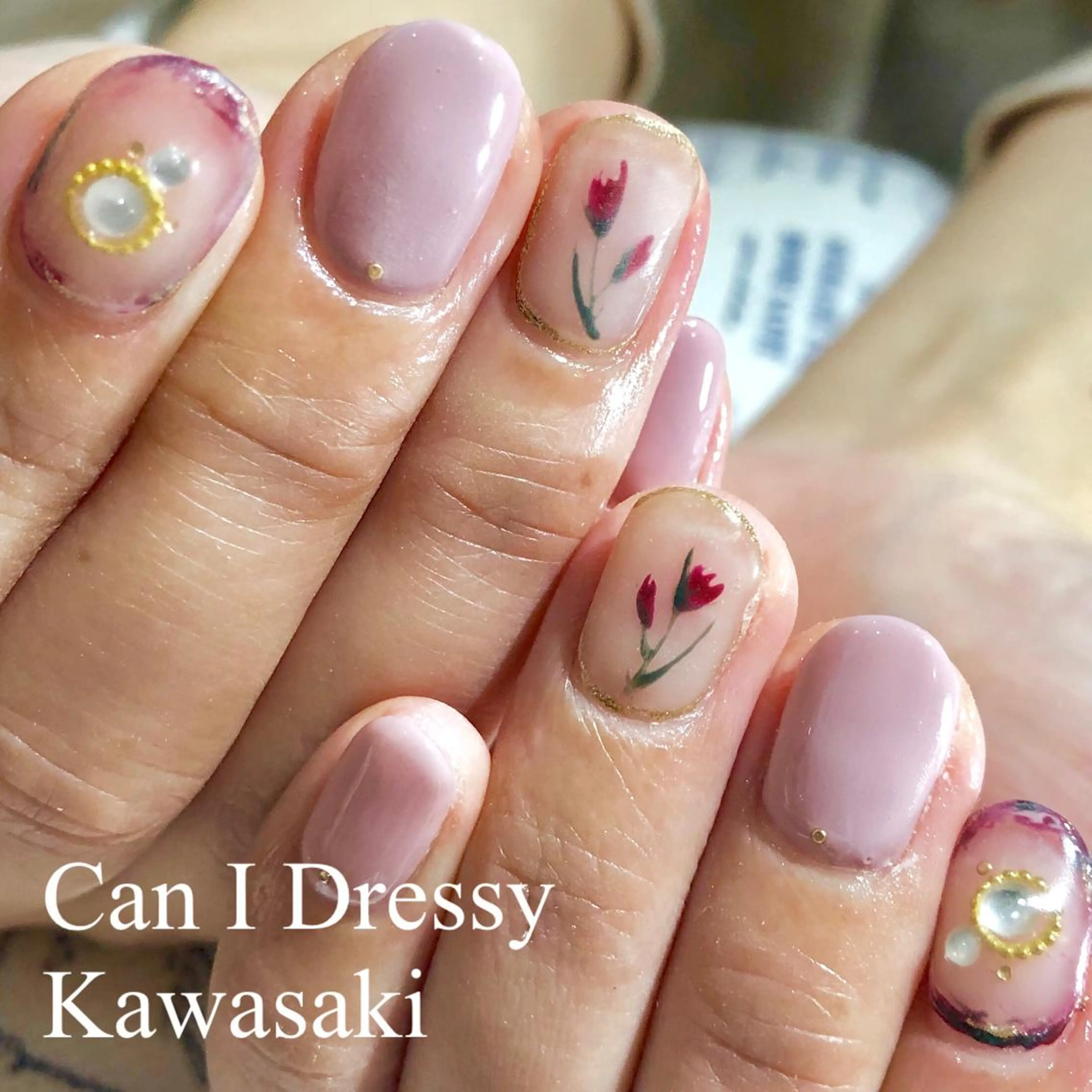 ネイル ハンドネイル Can I 川崎店 三島 久美子のネイルデザイン