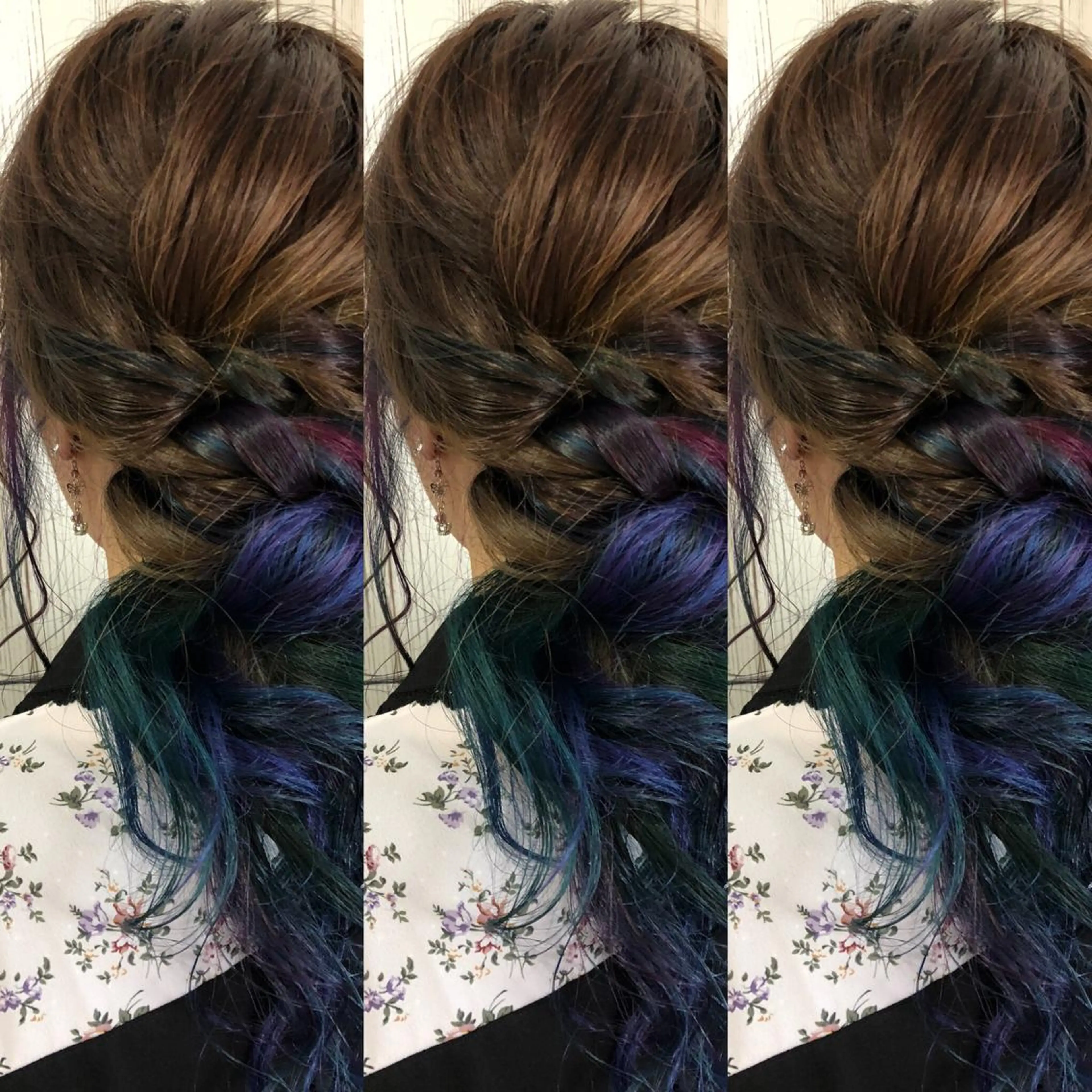 ロング カラー ヘアアレンジ カット ヘアカラー ヘアサロンオスカー 岸和田蛸地蔵店のヘアスタイル