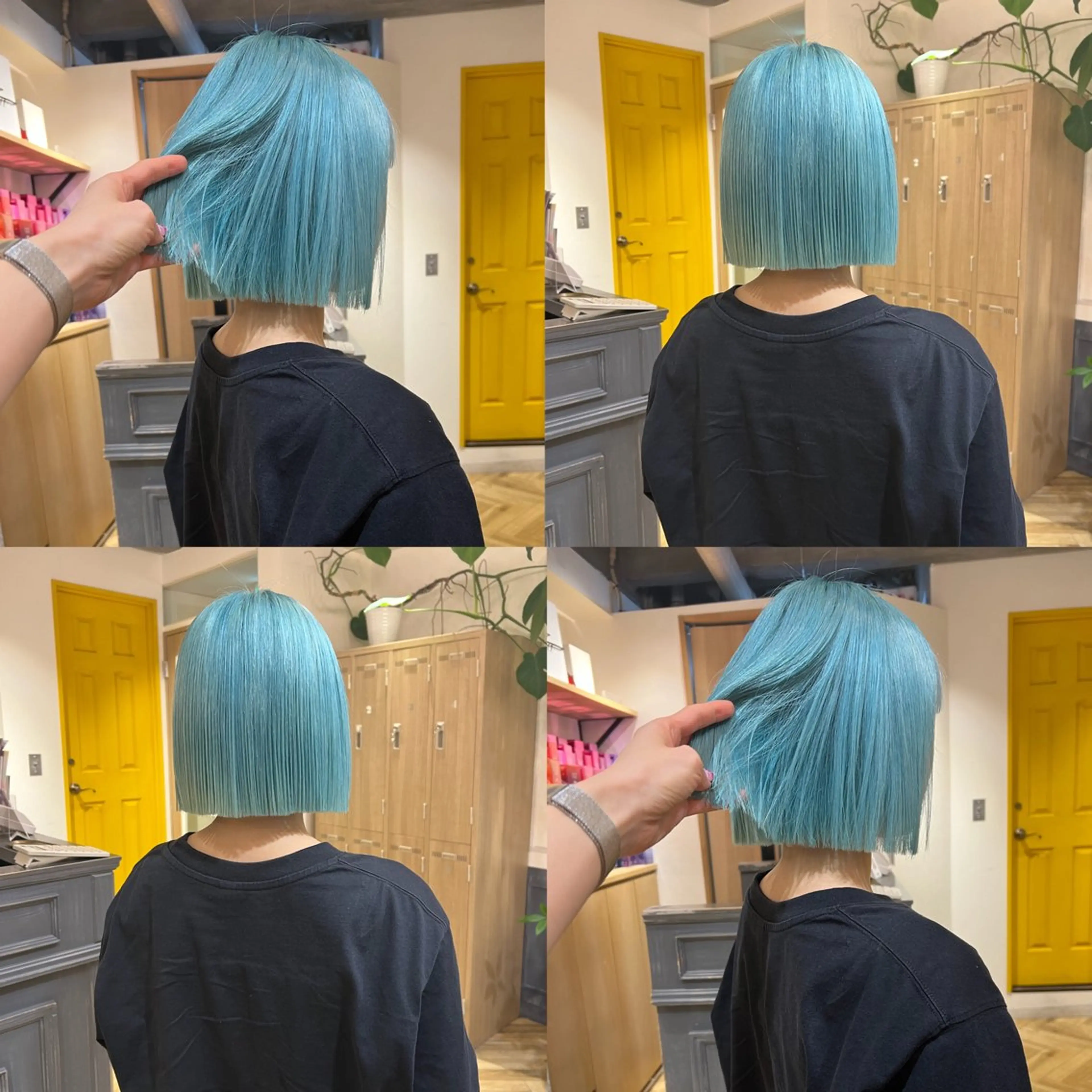 ショート カラー 艶カラー/韓国顔周り 🎀mamiのヘアスタイル