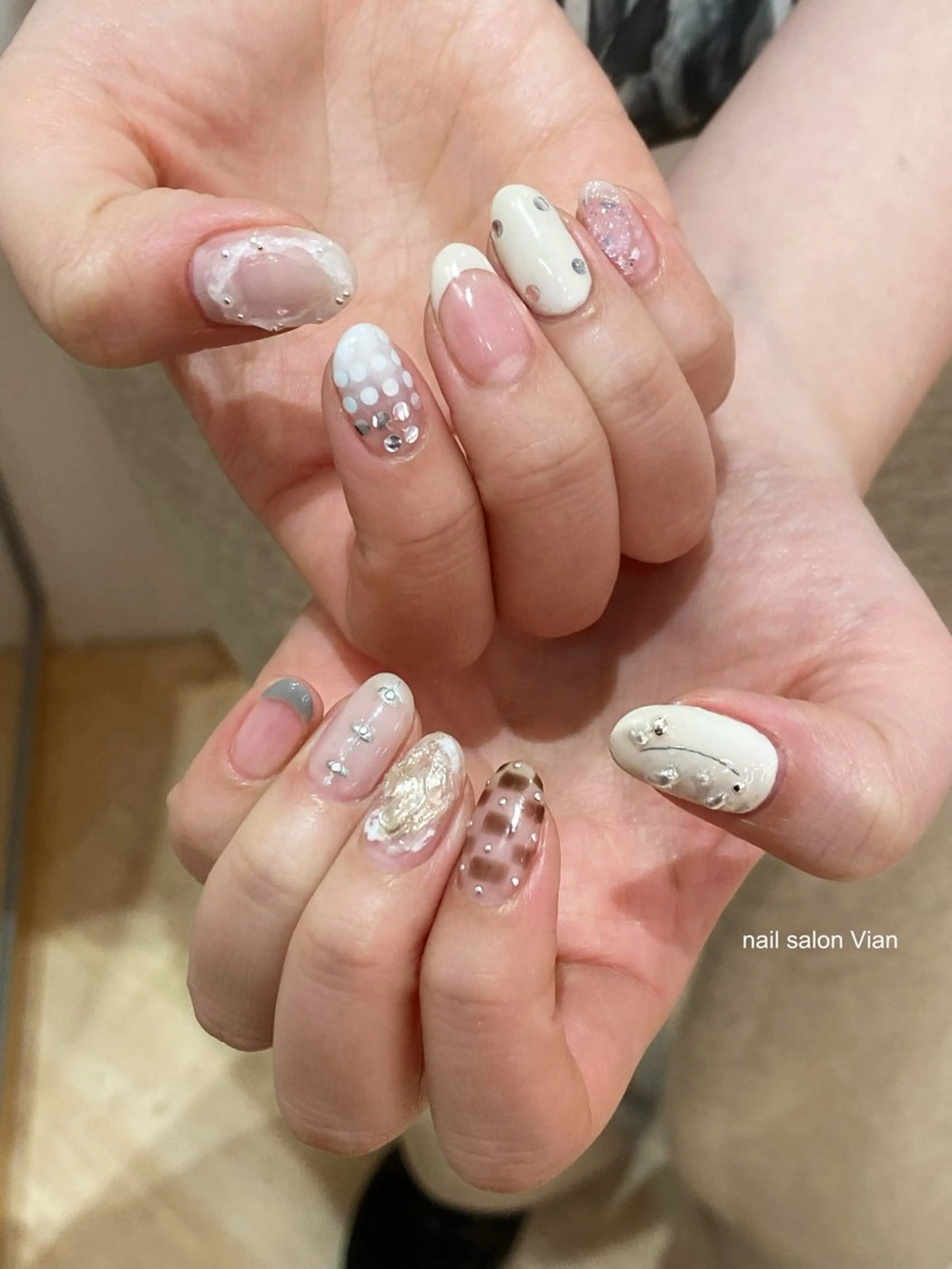 ネイル ハンドネイル nail salon Vian YUIのネイルデザイン