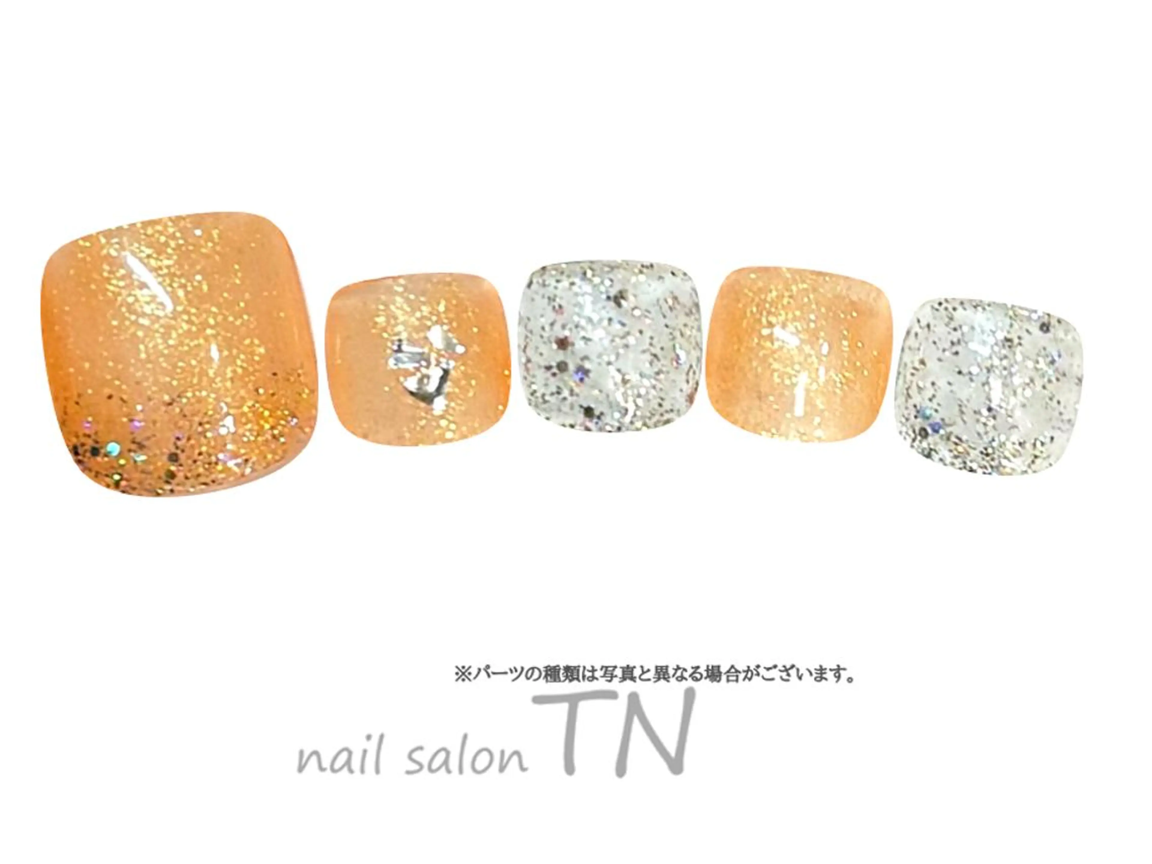 ネイル フットネイル 中島 実穂のネイルデザイン