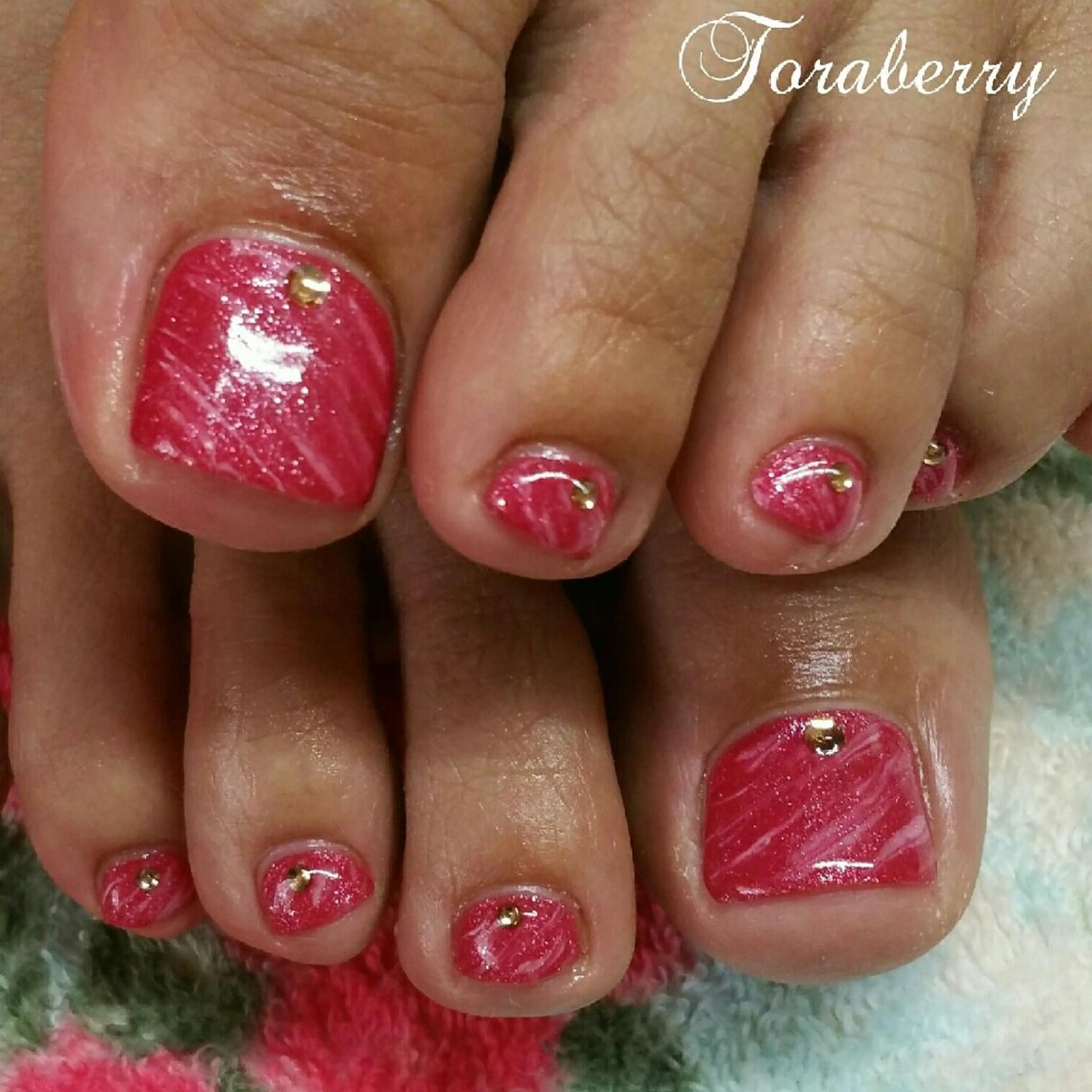 ネイル 大理石ネイル(マーブル) フットネイル ネイリスト なつみのネイルデザイン