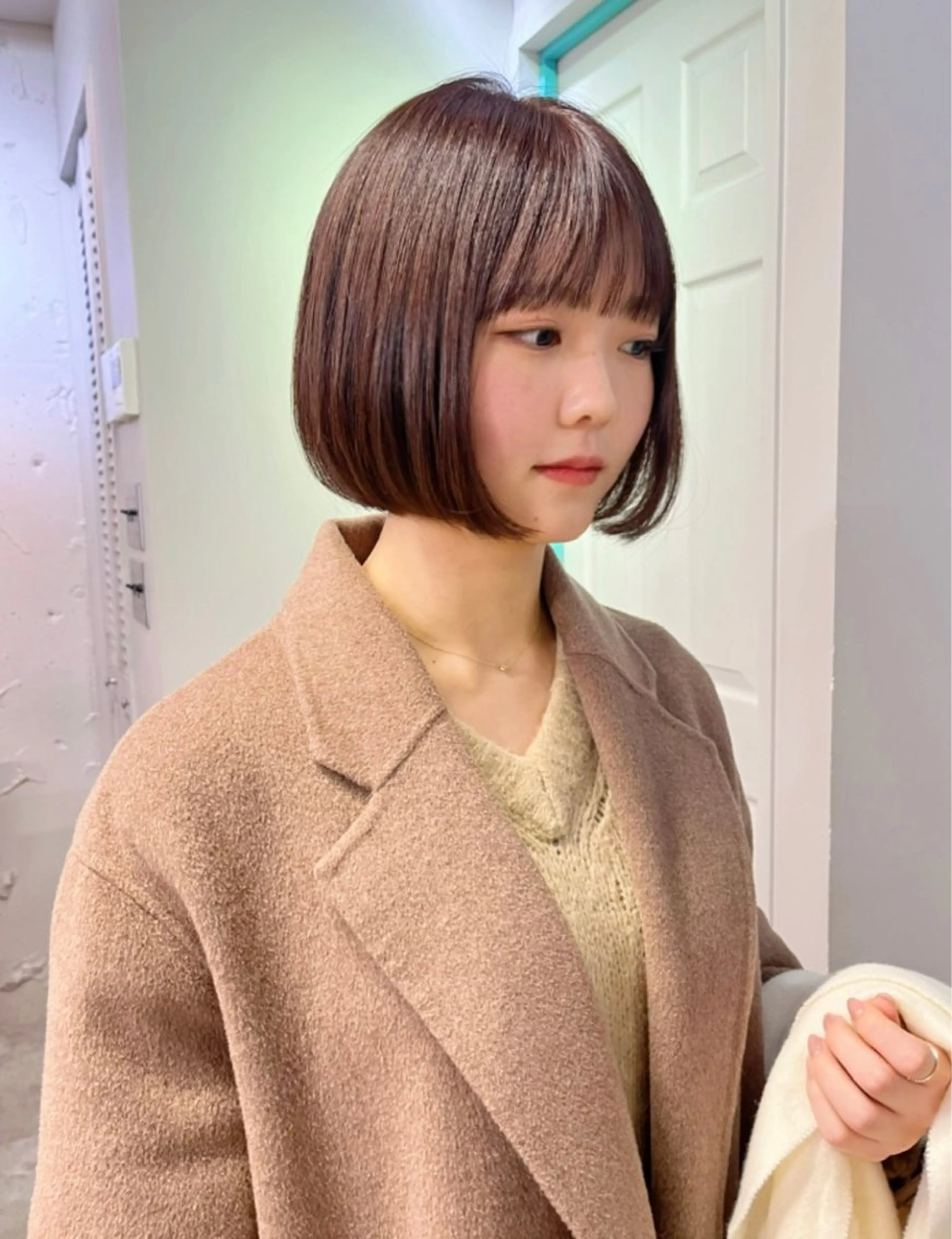 ショート ボブ 似合わせボブ🤍 女性らしさのあるヘアのヘアスタイル