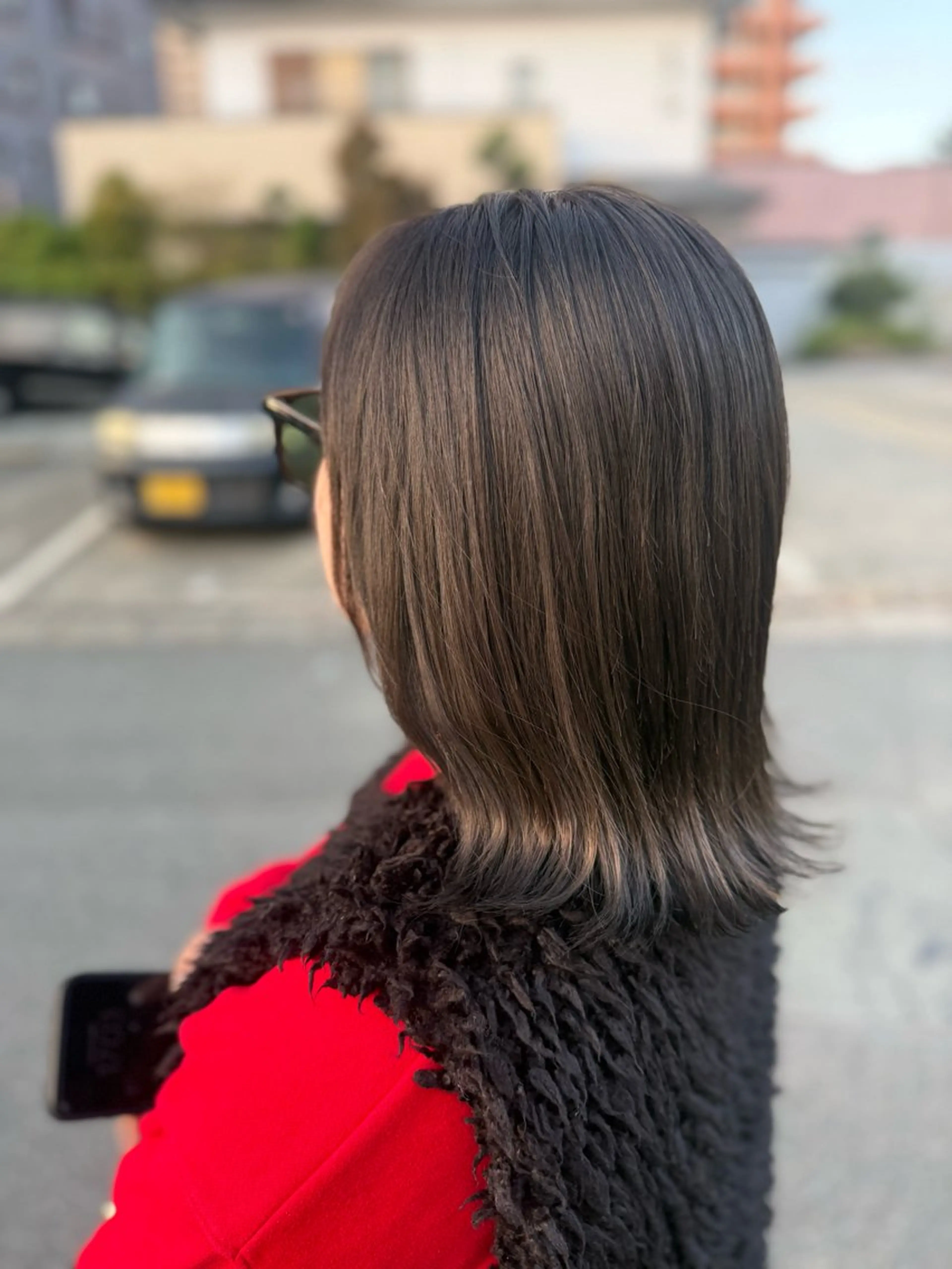 ミディアム 髪質改善 トリートメント arose久留米所属・山中 莉乃のヘアスタイル