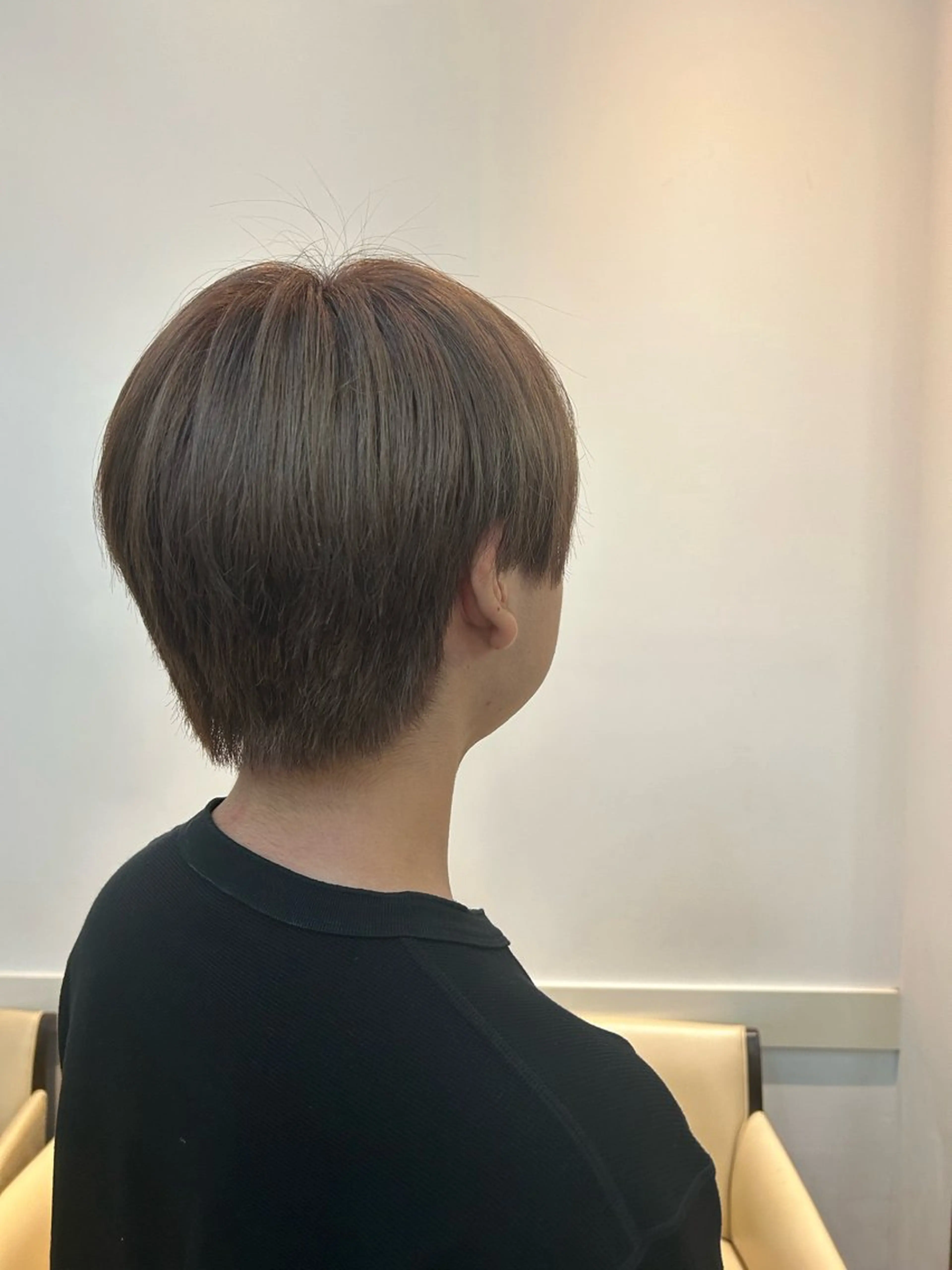 ショート カラー ベージュカラー ヘアカラー トリートメント hairsalon de Forever 本店所属・T MISAのヘアスタイル