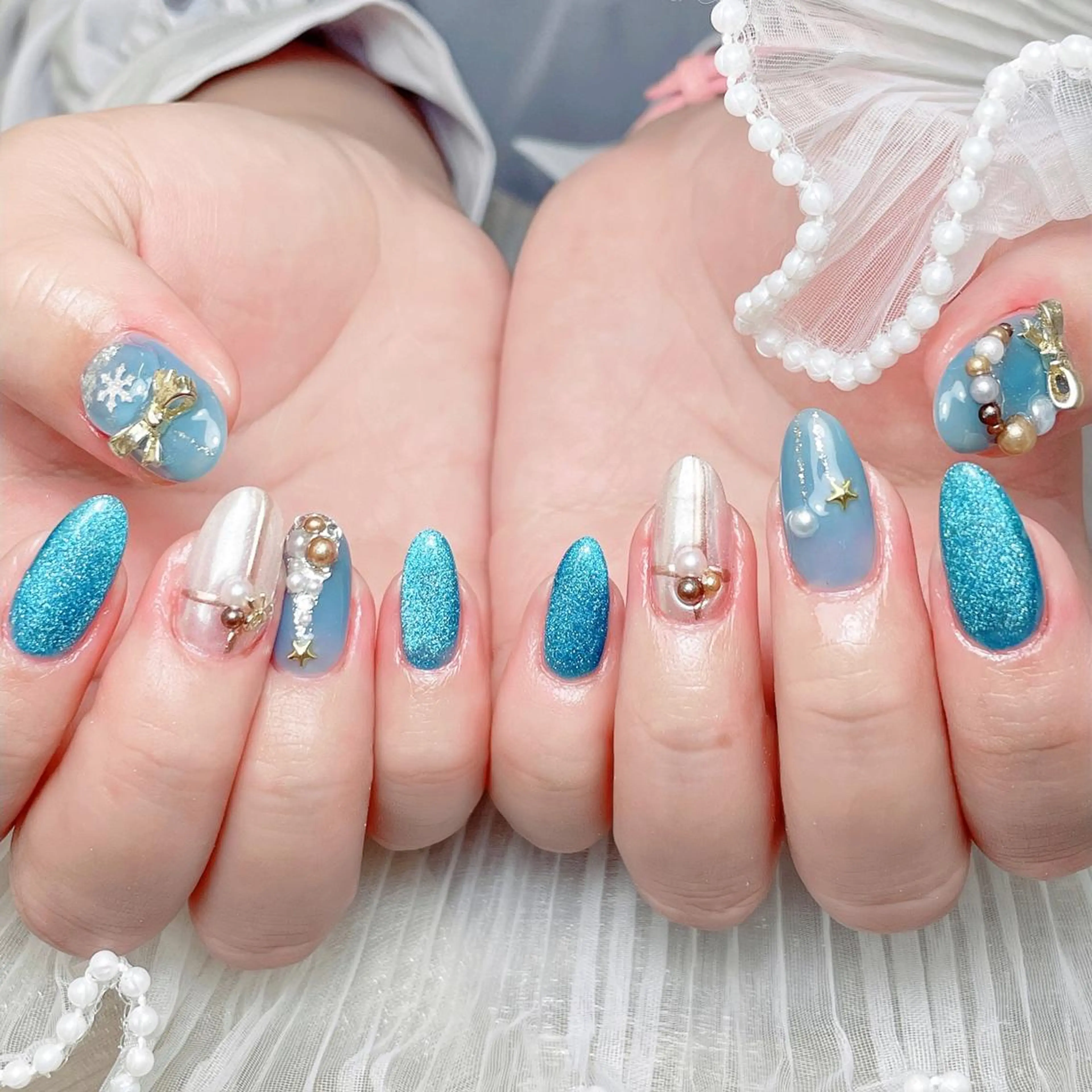 ネイル 🦋チップ長さだし 専門店🦋のネイルデザイン