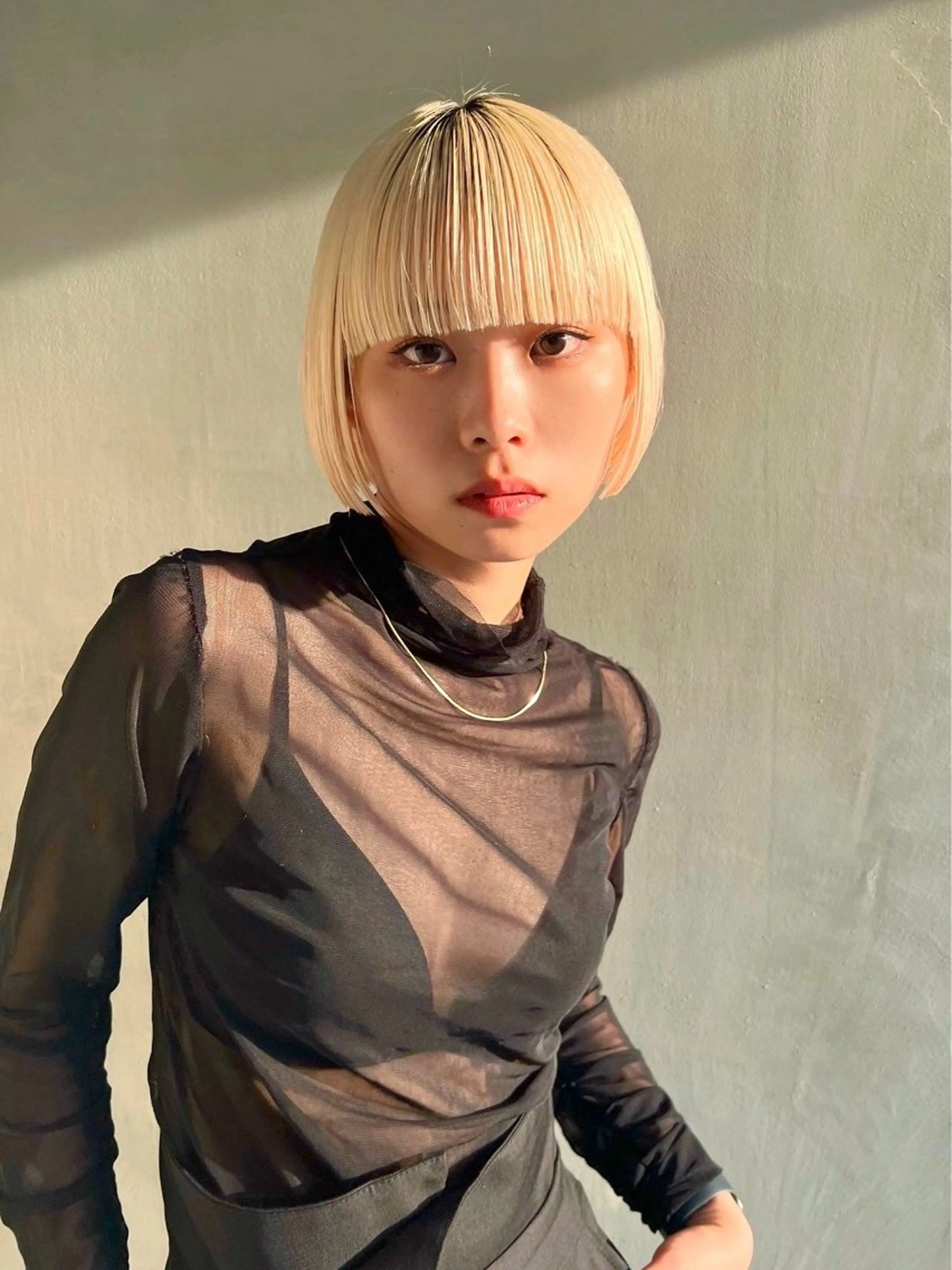 ショート カラー ブロンド デザイン/レイヤー Kaito🐩/栄のヘアスタイル