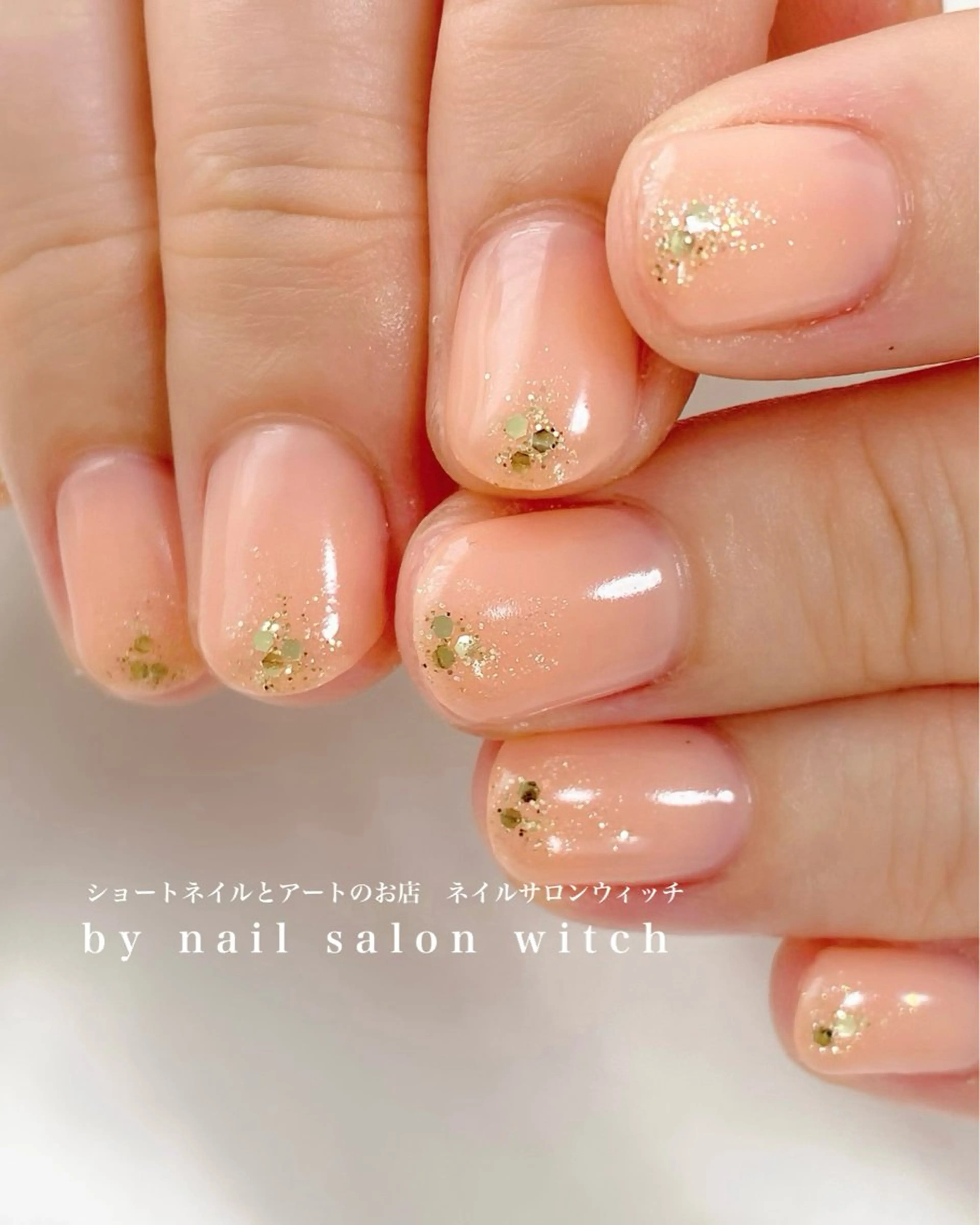 ネイル ショートネイル専門店　nail salon witch所属・縮 彩理のネイルデザイン