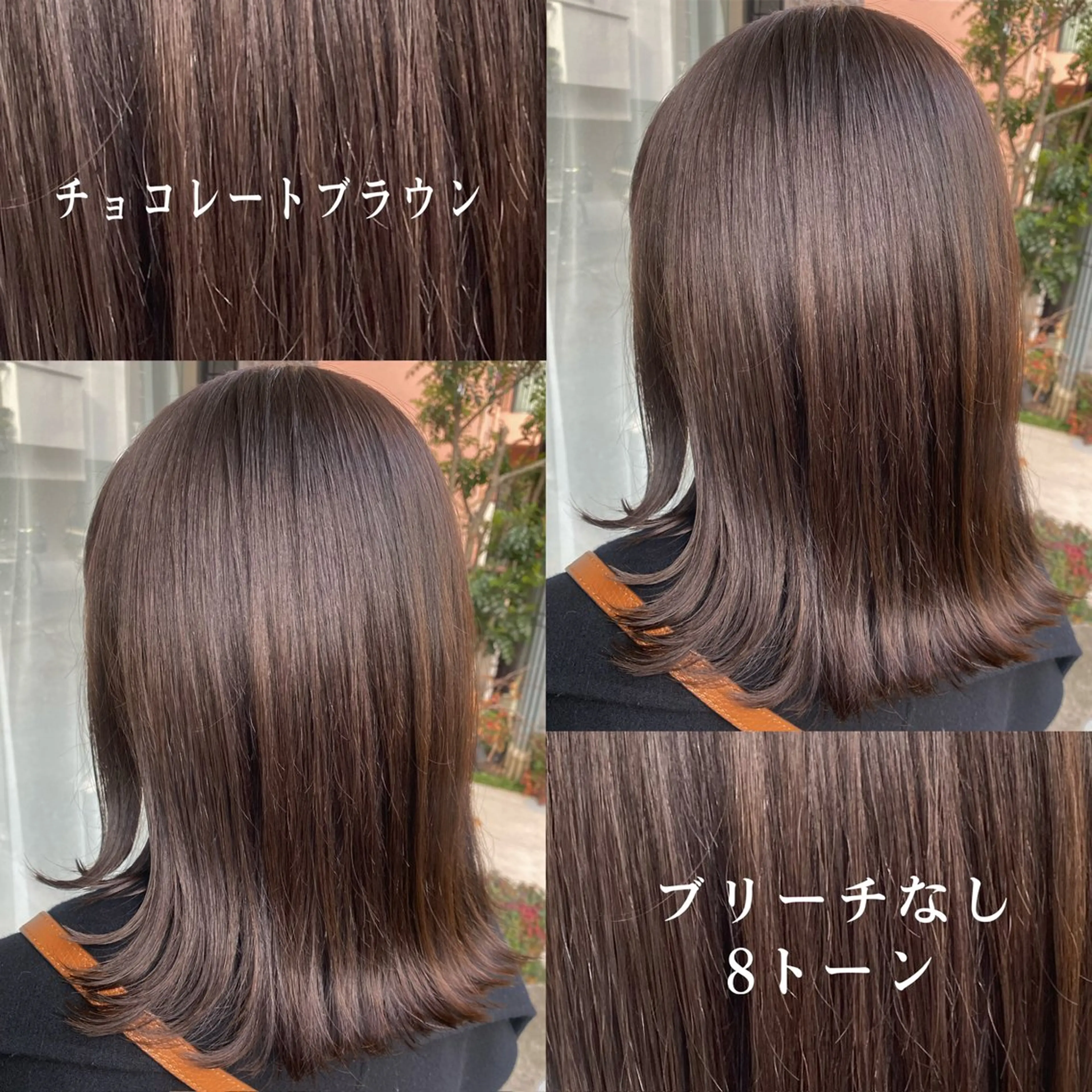 ミディアム カラー ブラウンカラー チョコレートブラウン グレージュ/透明感/ 韓国ヘア/RISAのヘアスタイル