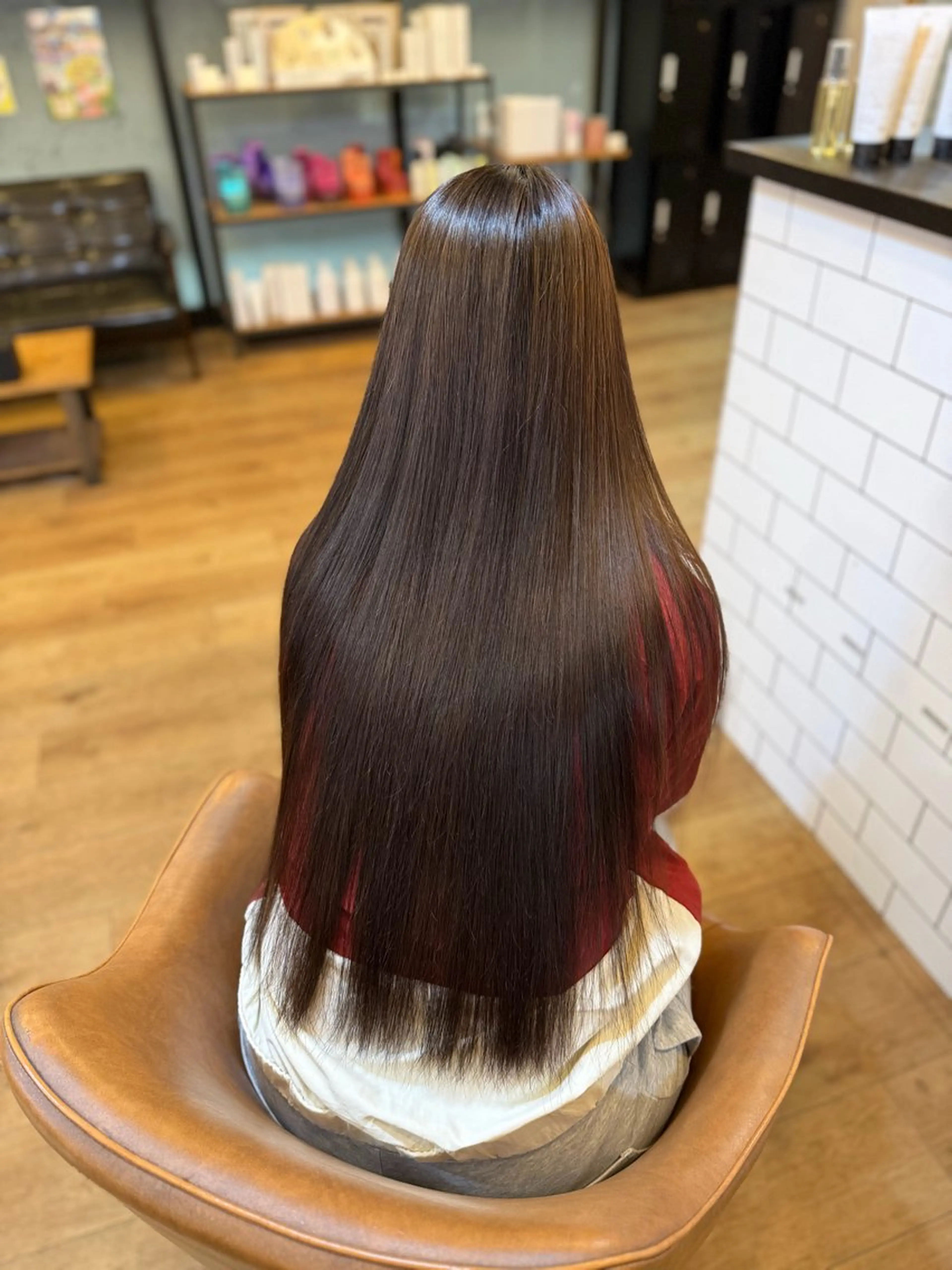 ロング カラー ヘアカラー 宮崎 稚世のヘアスタイル