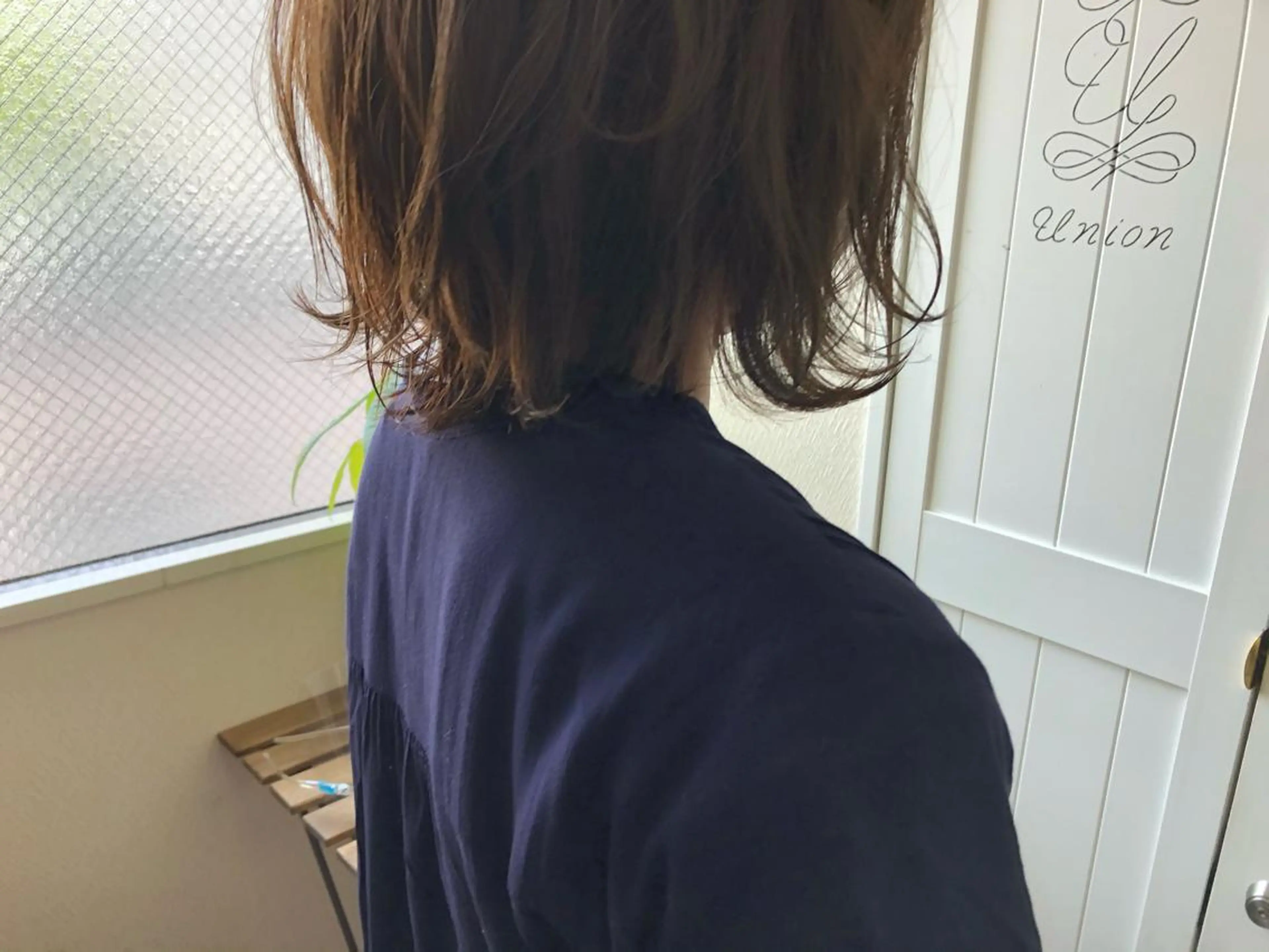 ミディアム カラー アッシュ ベージュカラー ボブ カット ヘッドスパ 小木曽智美 /ボブ/ショートのヘアスタイル