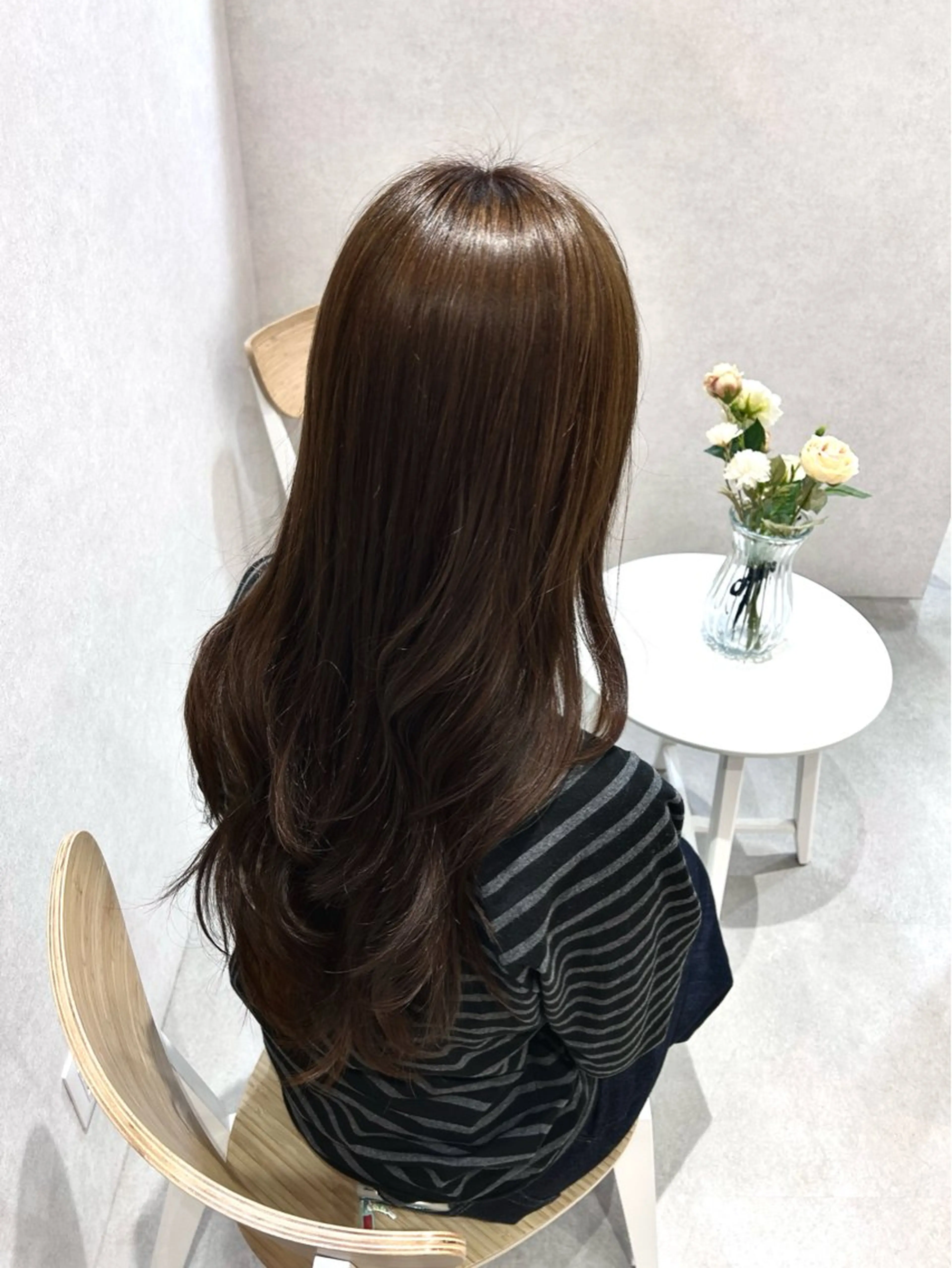 ロング maoお洒落ヘア bob/艶カラーのヘアスタイル