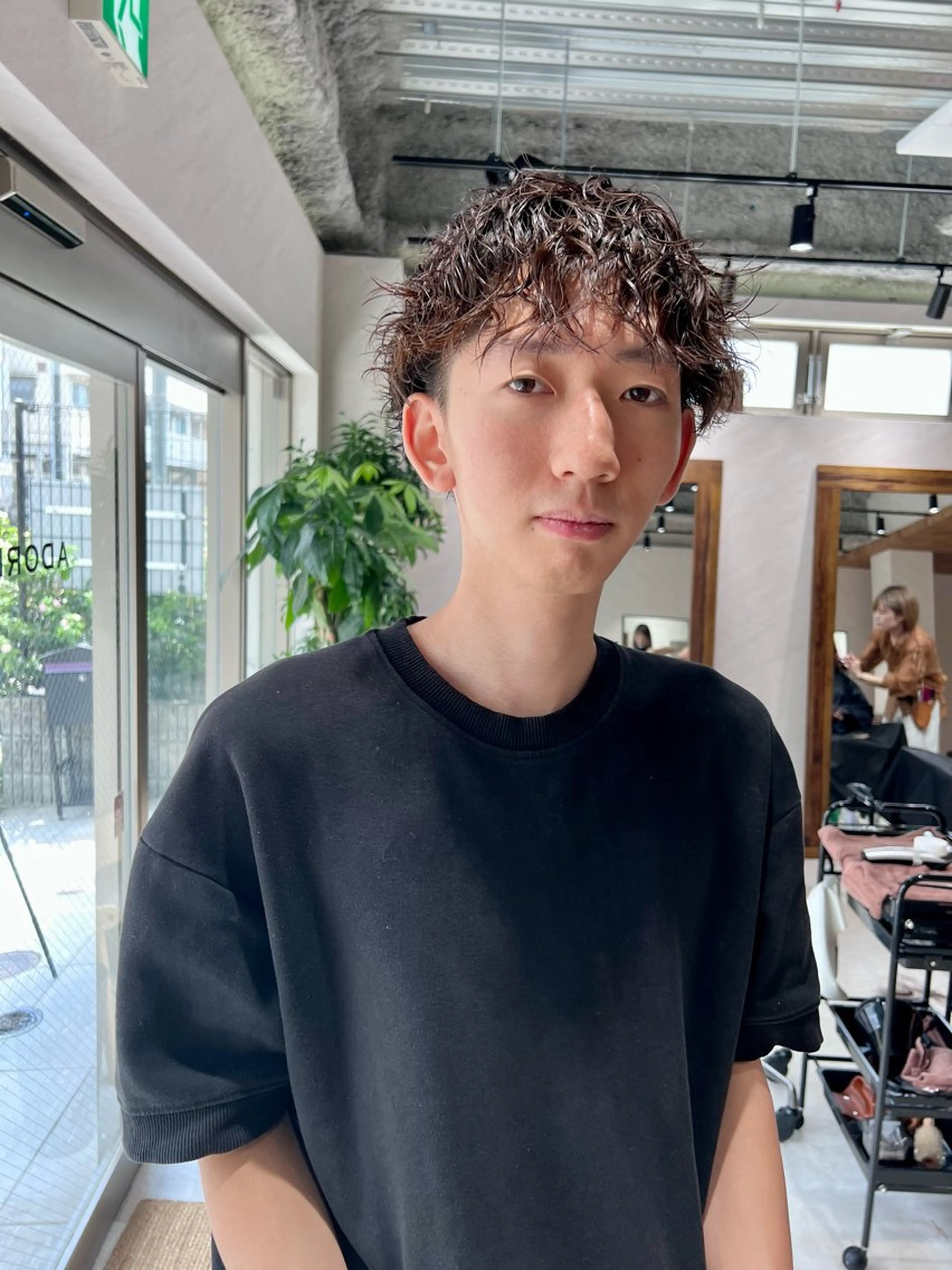 ショート メンズ メンズパーマ 🌟小顔カット🌟 レイヤーカットボブのヘアスタイル