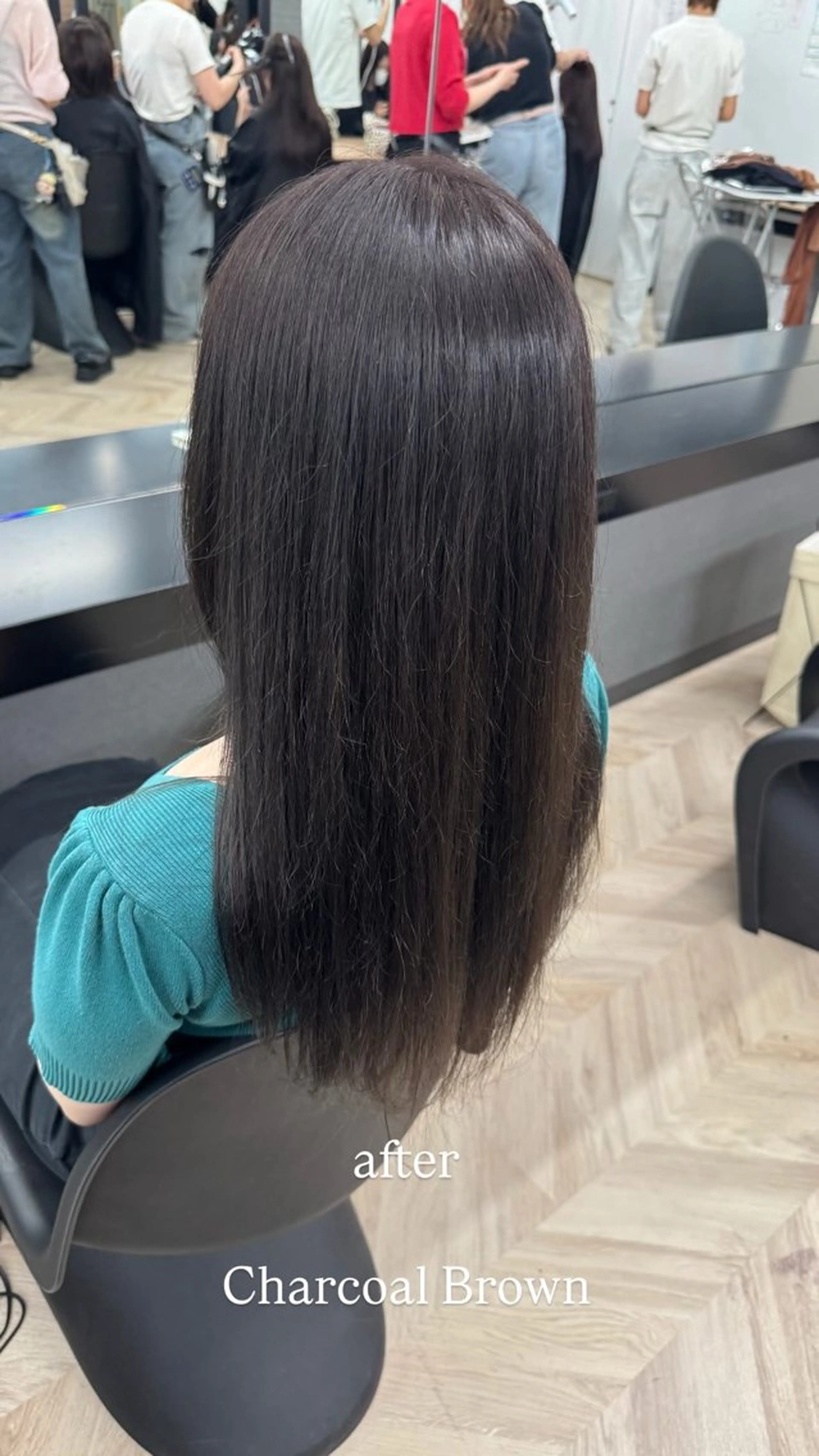 ロング ハイトーン/レイヤー SHUNのヘアスタイル