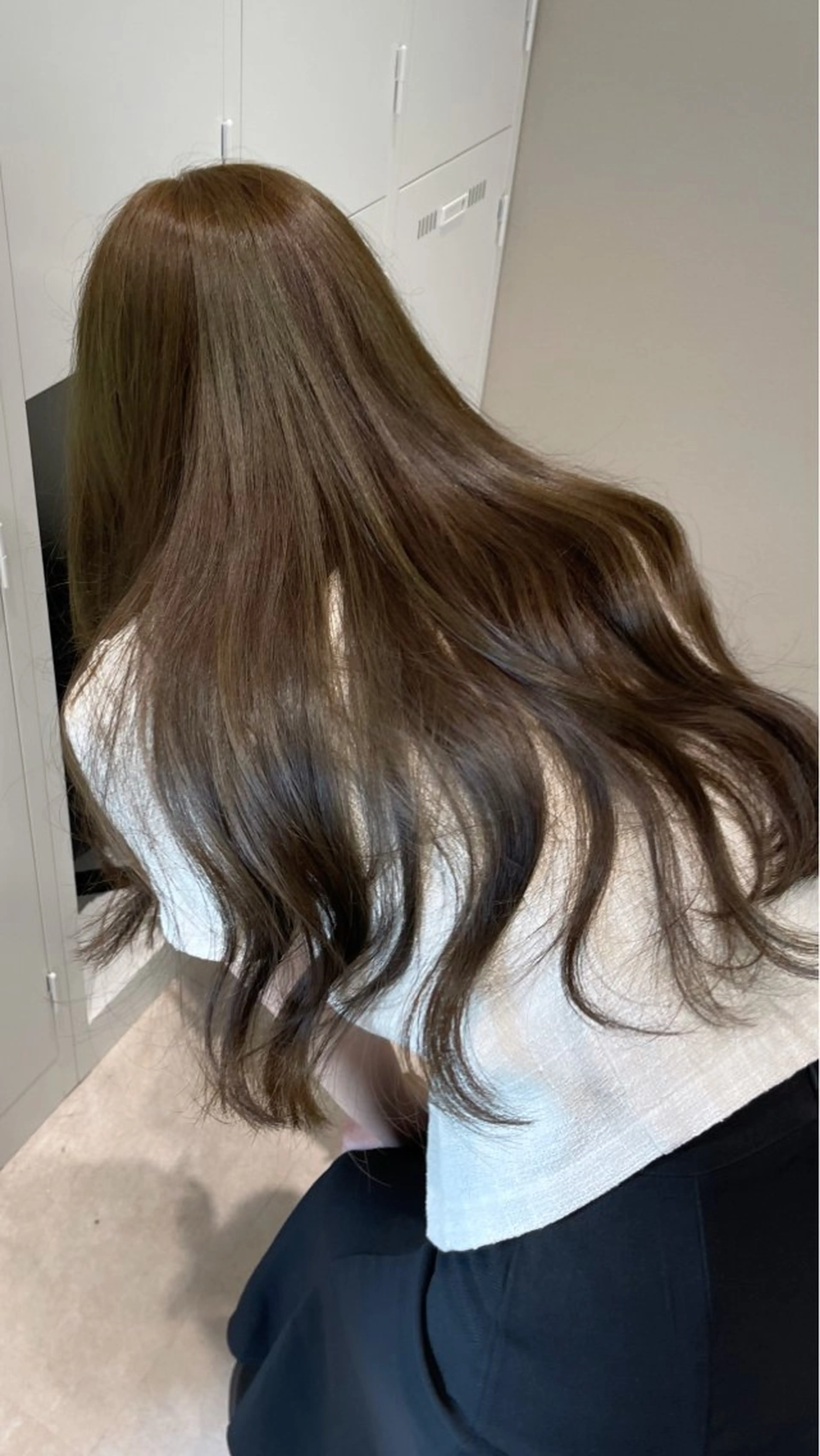 ロング カラー 竹田 真梨子のヘアスタイル