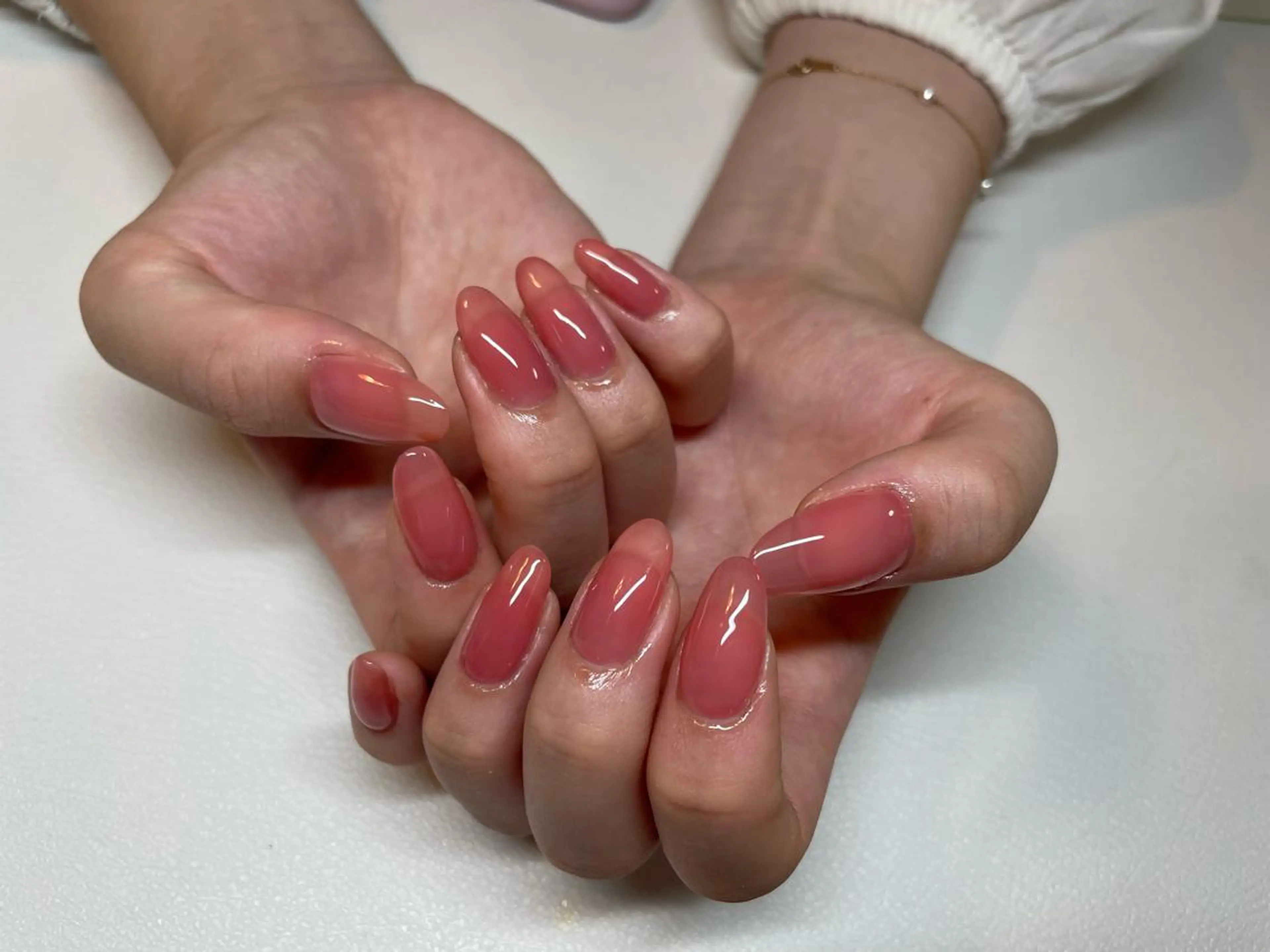 ネイル ピンク ハンドネイル エン Nail salonのネイルデザイン