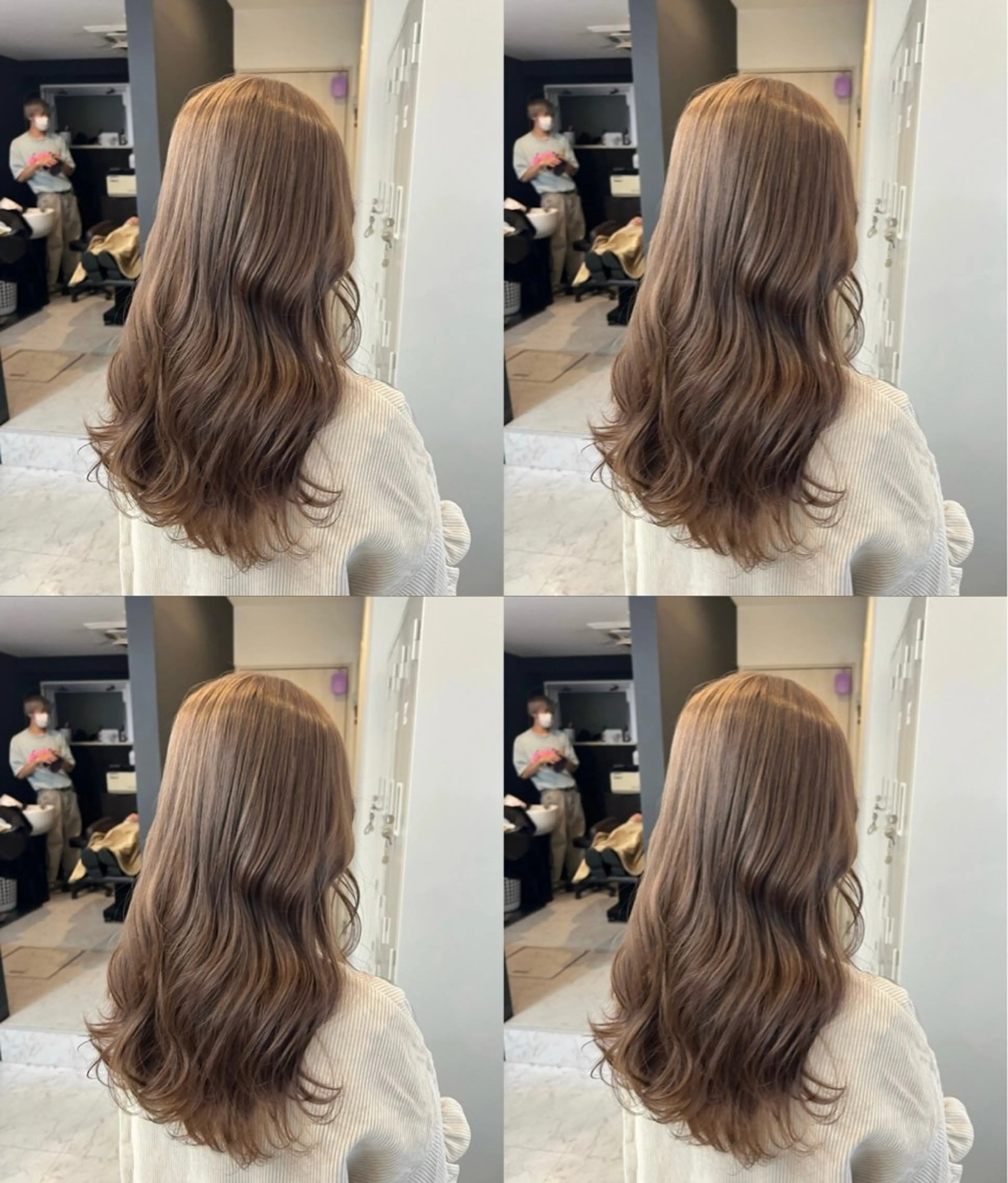 【平日限定】リタッチブリーチ（根元2センチまで）＋カラー＋トリートメントの写真