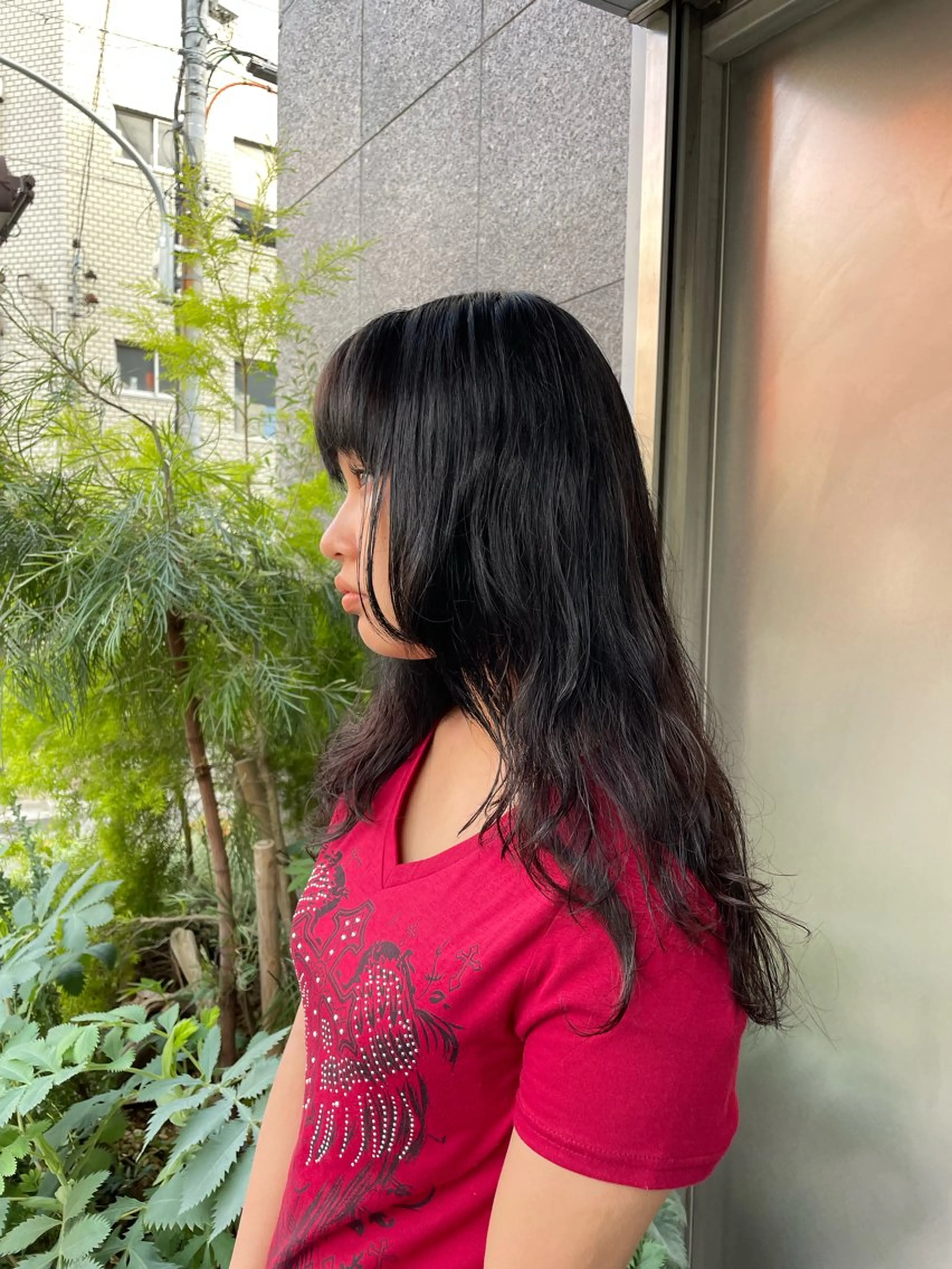 ロング カラー 頼金 愛海のヘアスタイル