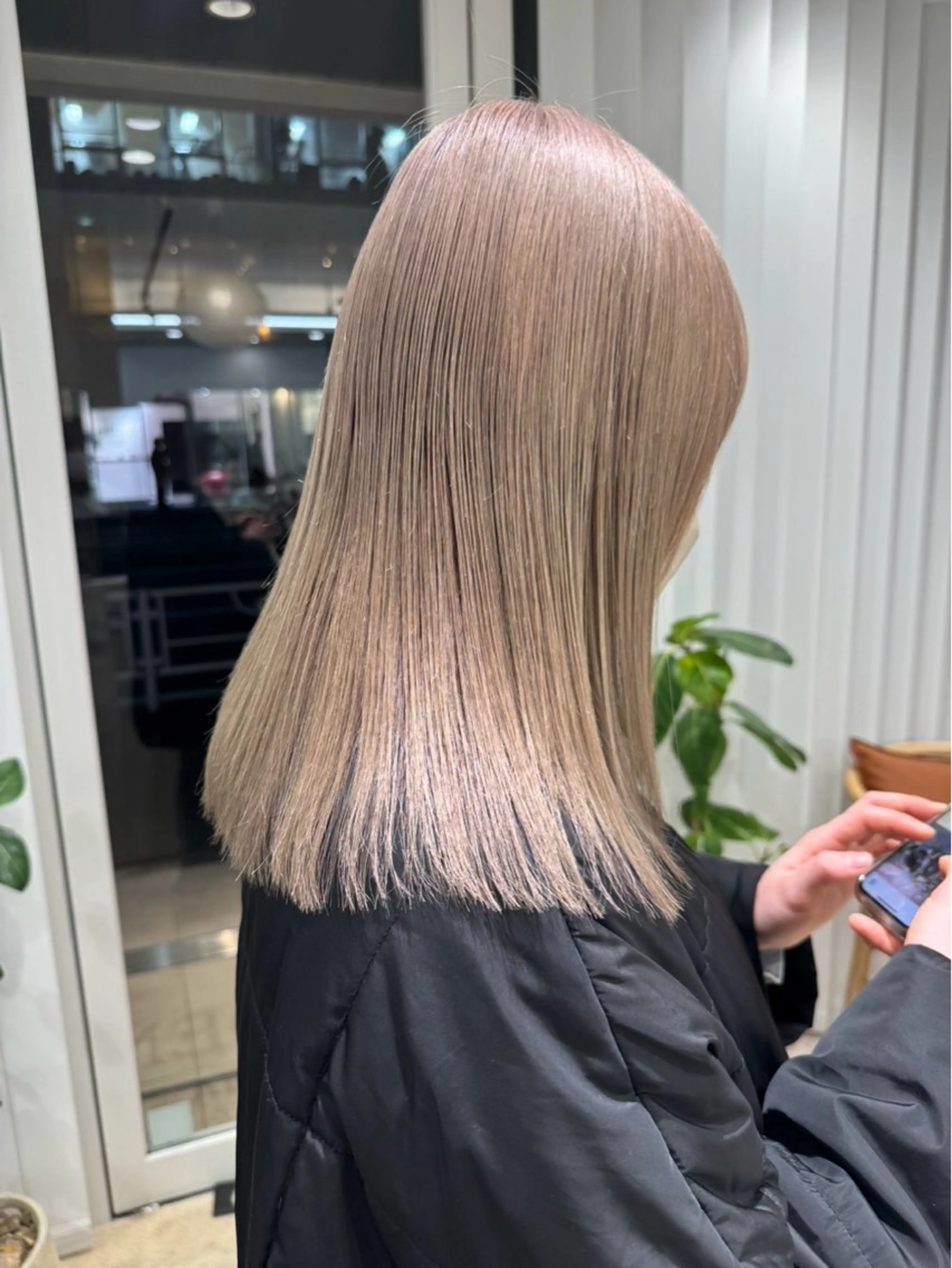 ミディアム カラー ブリーチ 透明感/ダブルカラー /kazui🐈のヘアスタイル