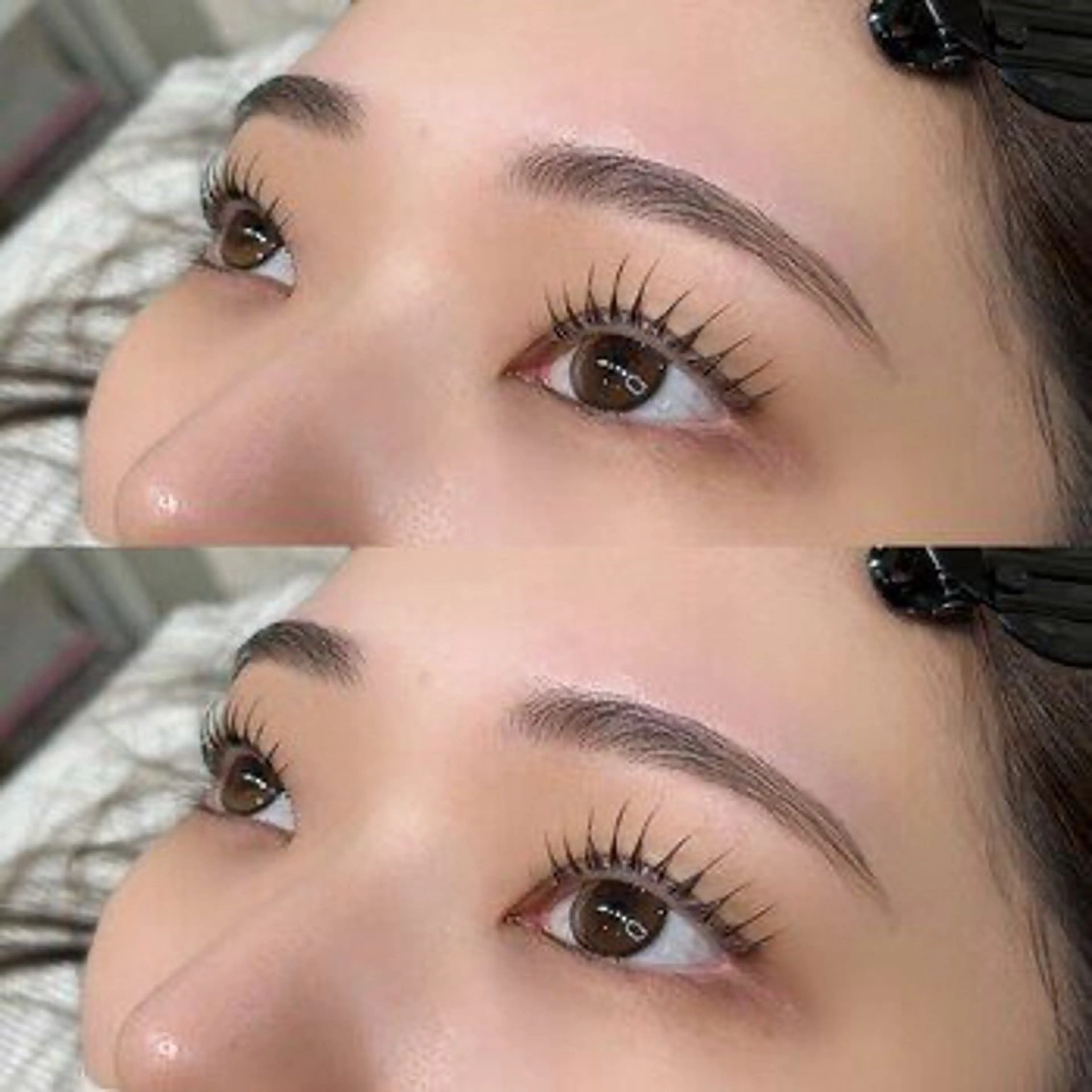 まつ毛パーマ➕アイブロウWaxの写真