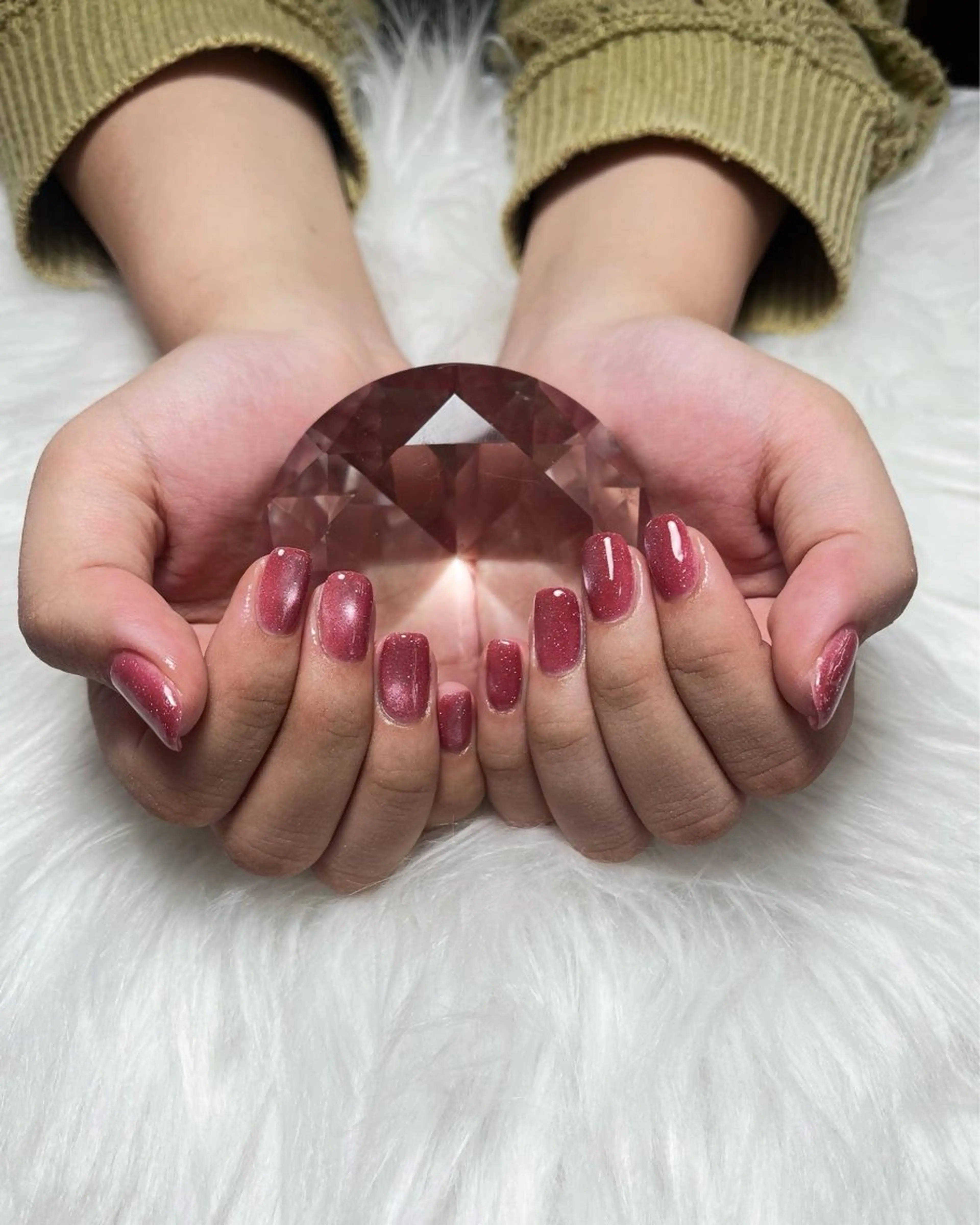 ネイル マグネットネイル ワンカラーネイル ハンドネイル Re: Mireのネイルデザイン